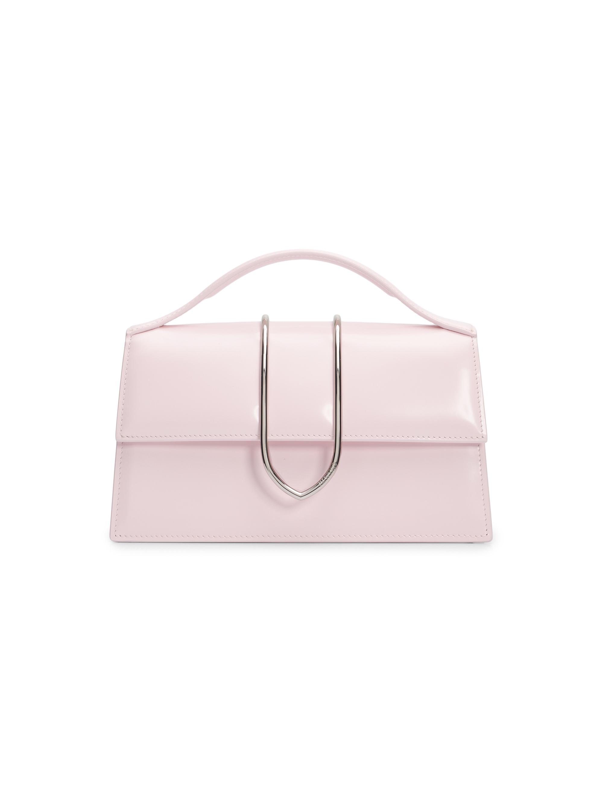 Jacquemus Women's Le Grand Bambino Leather Top Handle Bag - Light Pink - Women's Bags