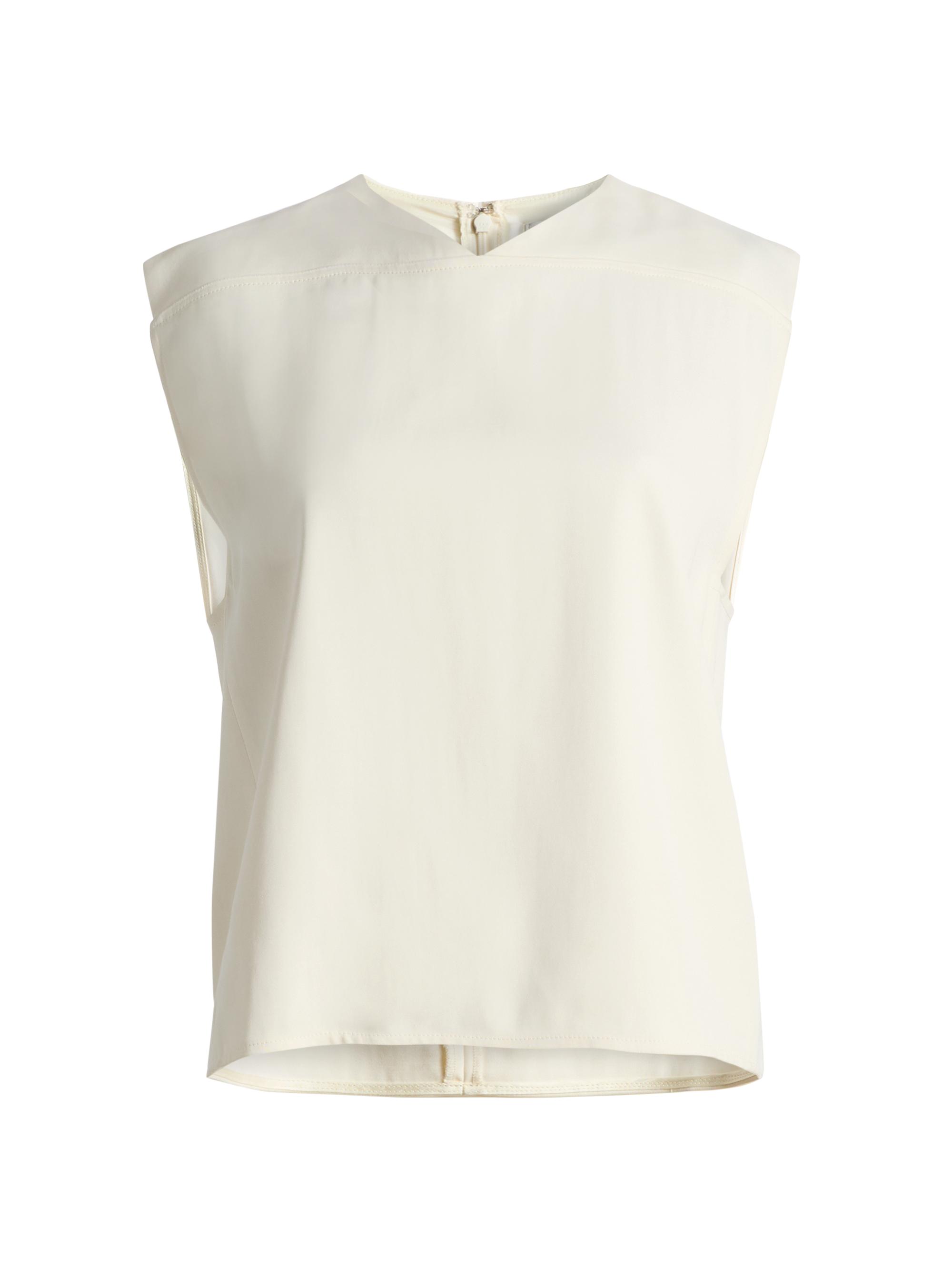 Loulou de Saison Women's Daika Boxy V-Neck Top -