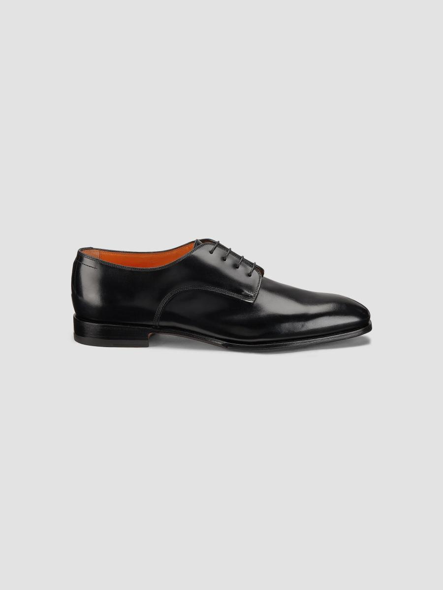 Santoni Archer Leather Oxfords | Saks Fifth Avenue