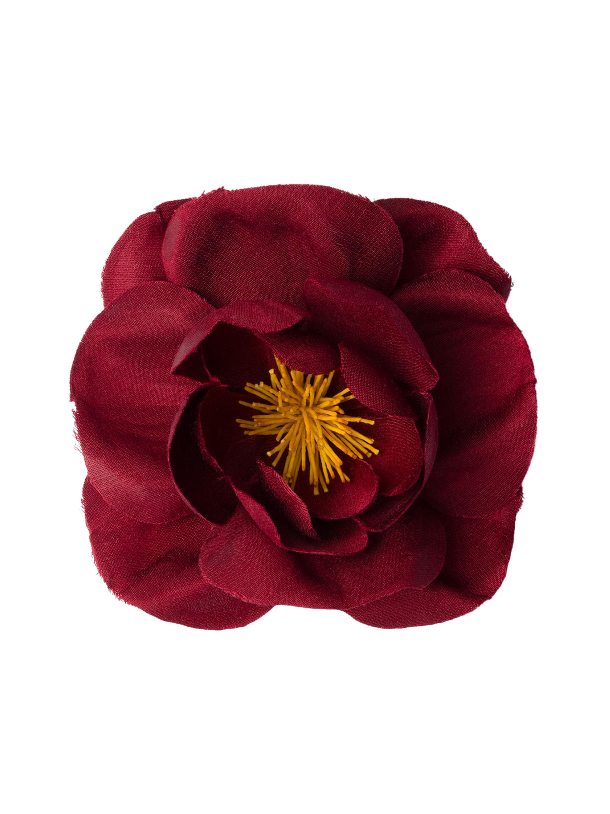 Prada Women's Radzimir and Metal Flower Brooch - Red