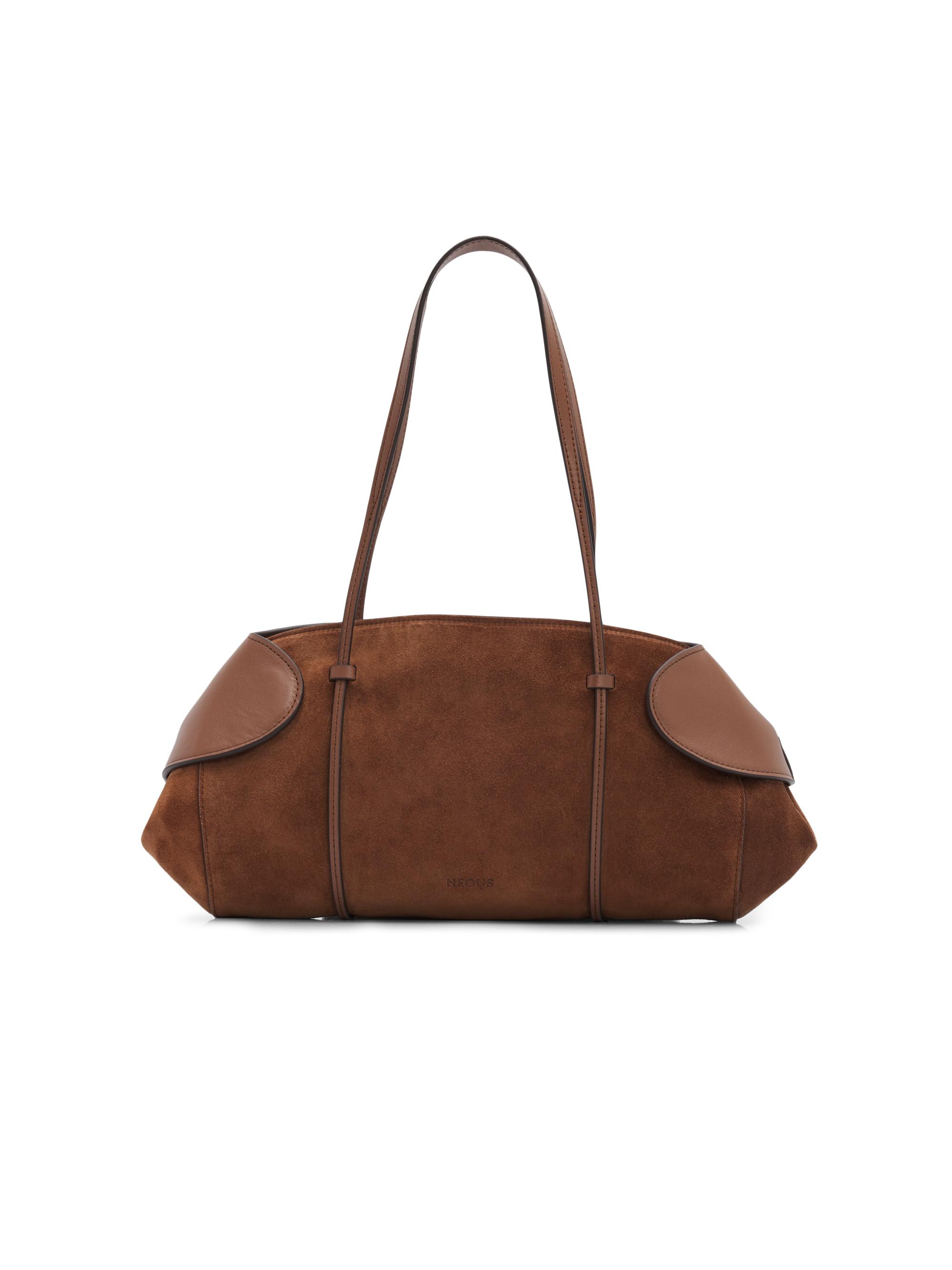 Neous Women's Berenices Suede Shoulder Bag - Dark Taupe