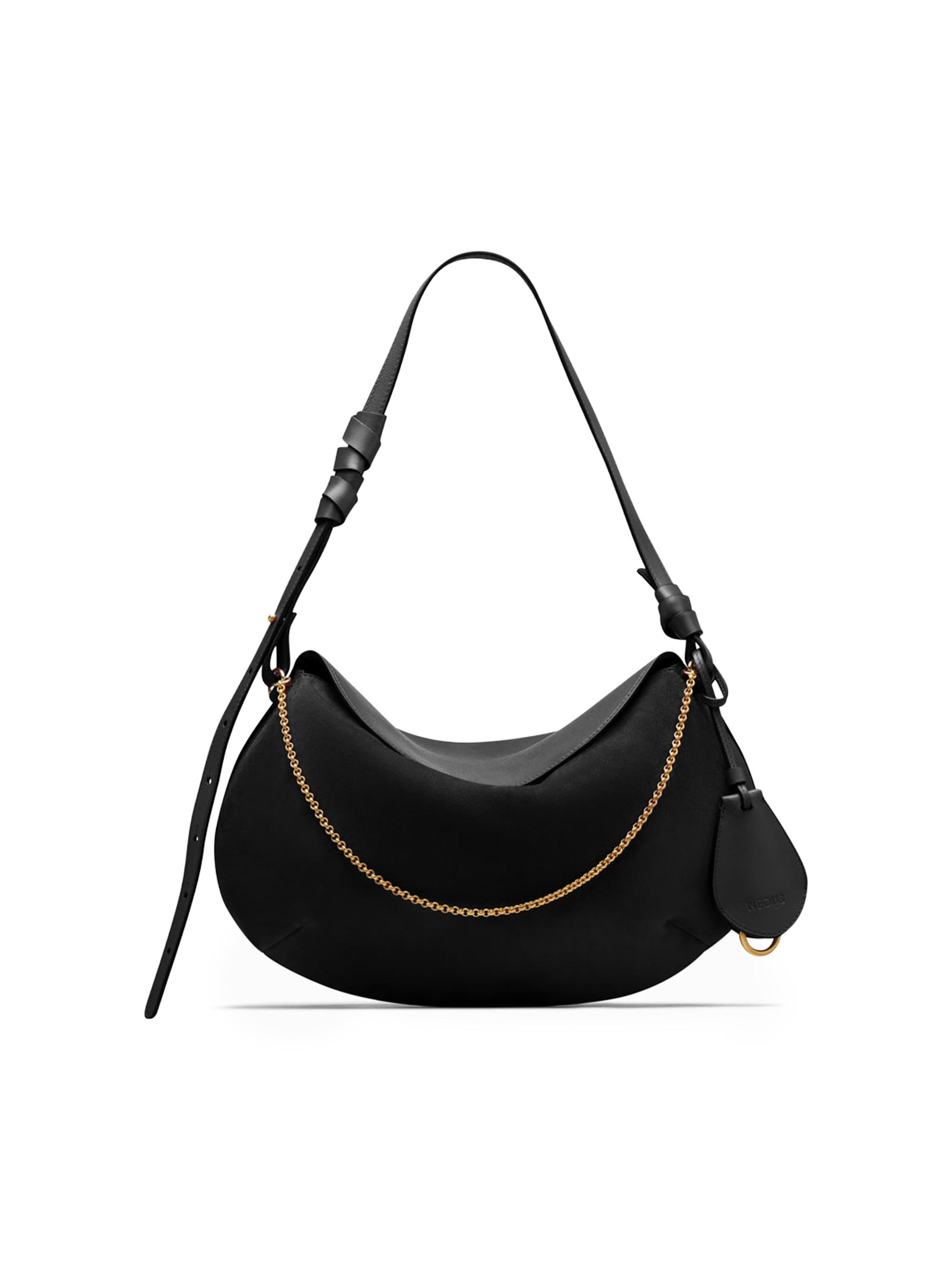 Neous Women's Libra Suede & Leather Shoulder Bag - Black