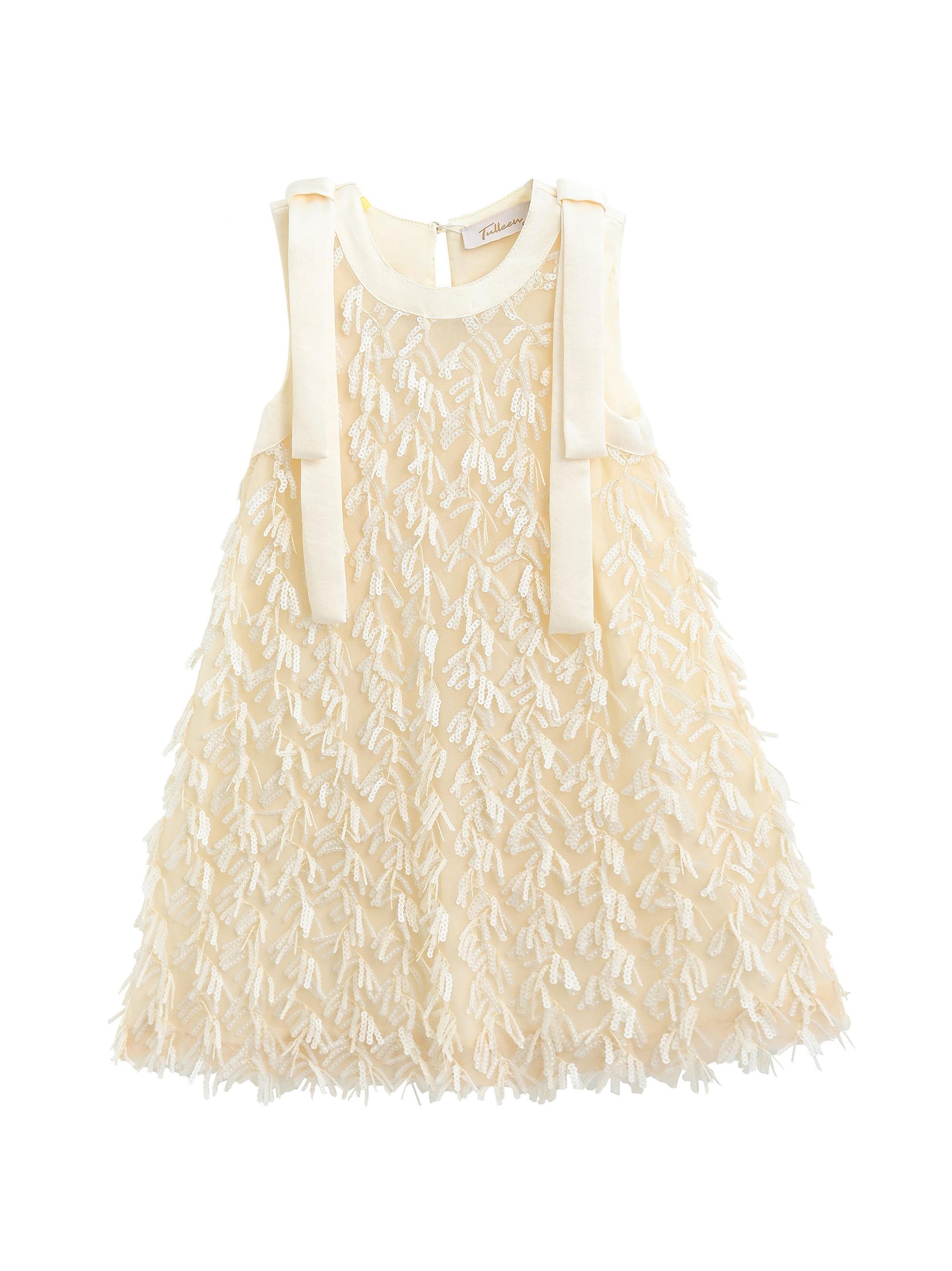 Tulleen Little Girl's & Girl's Forli Dress - Champagne