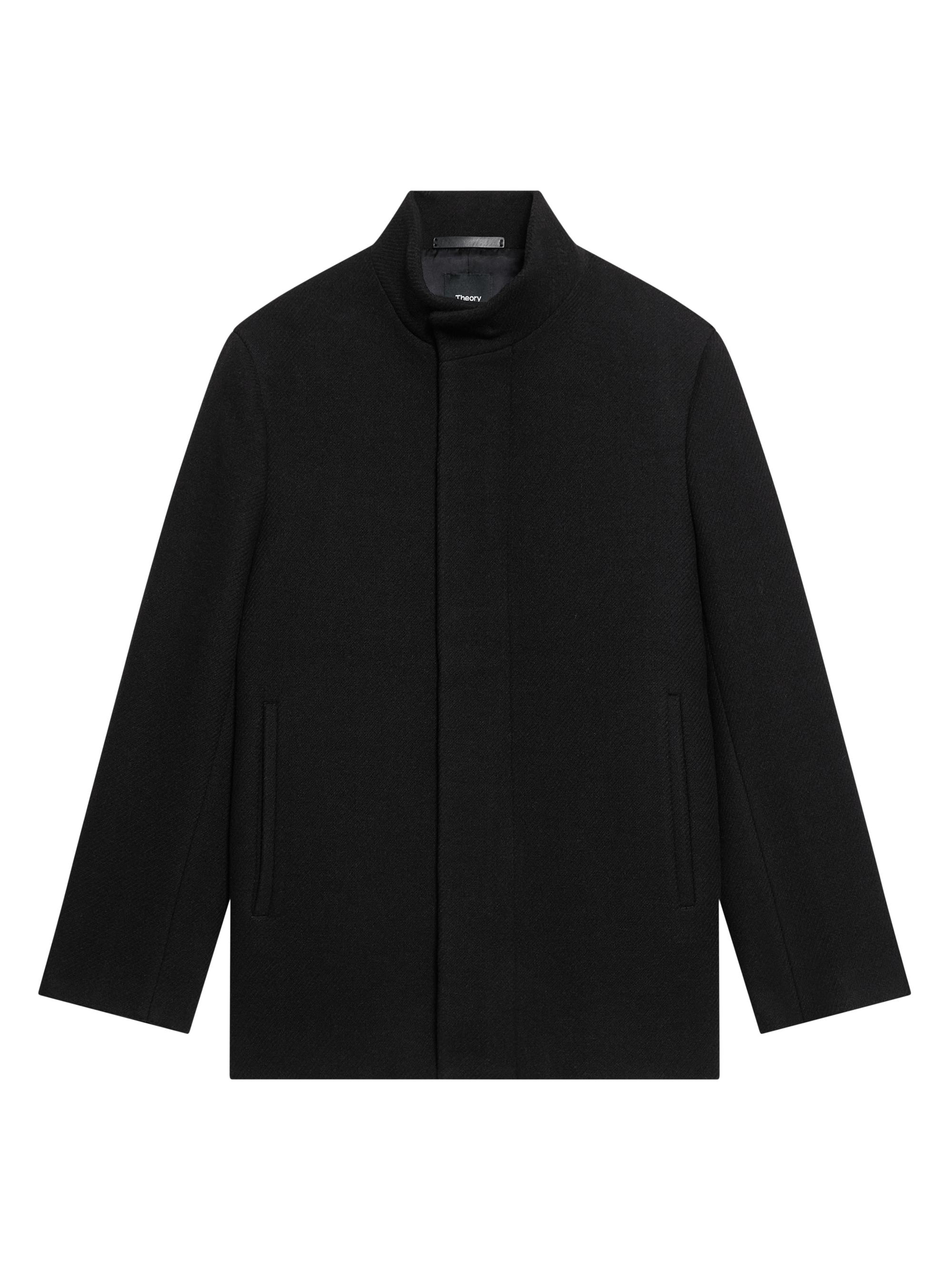 Theory Wool Melton Mid-Length Coat | Saks Fifth Avenue