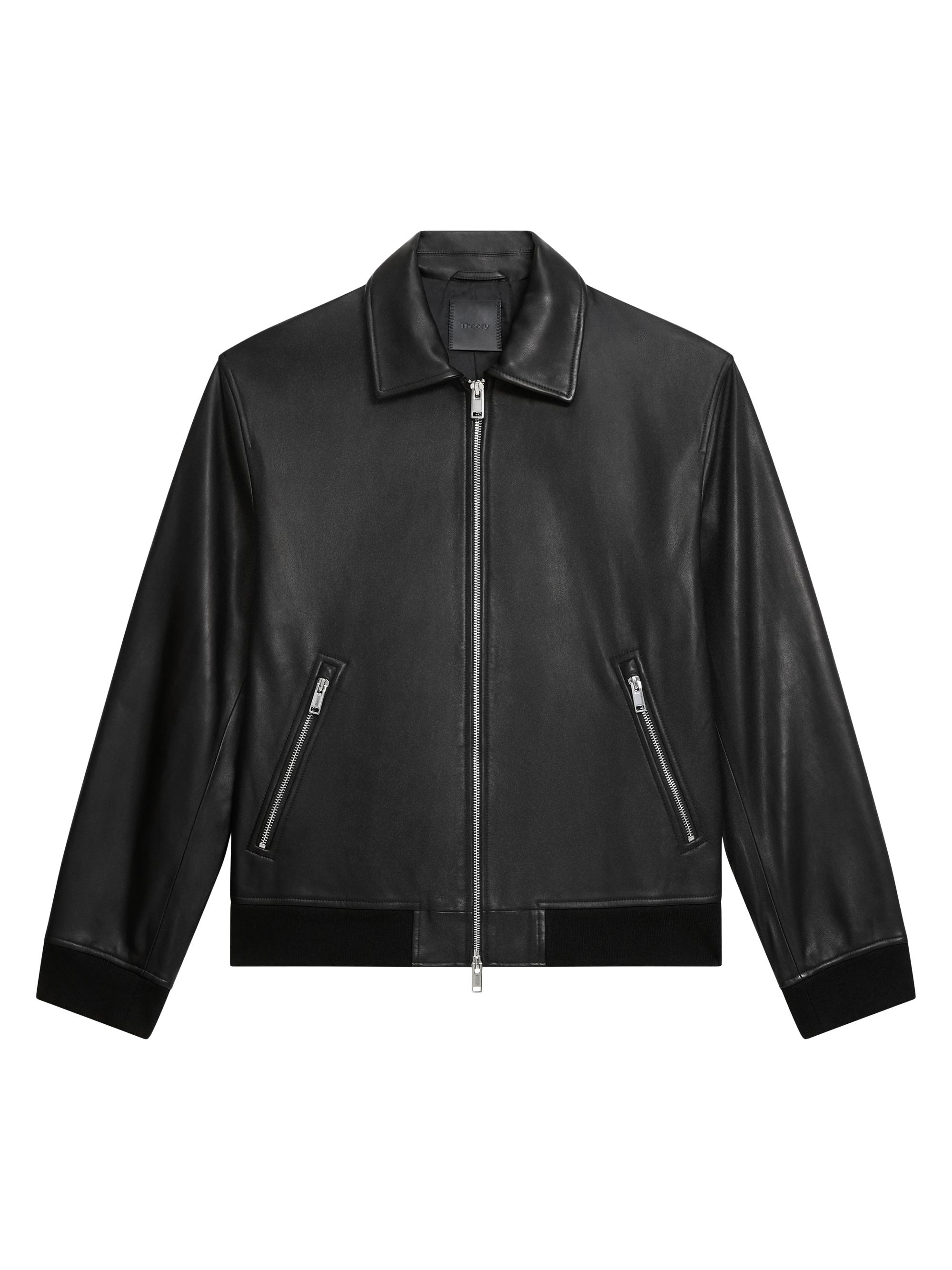 Theory Wyatt Leather Jacket | Saks Fifth Avenue