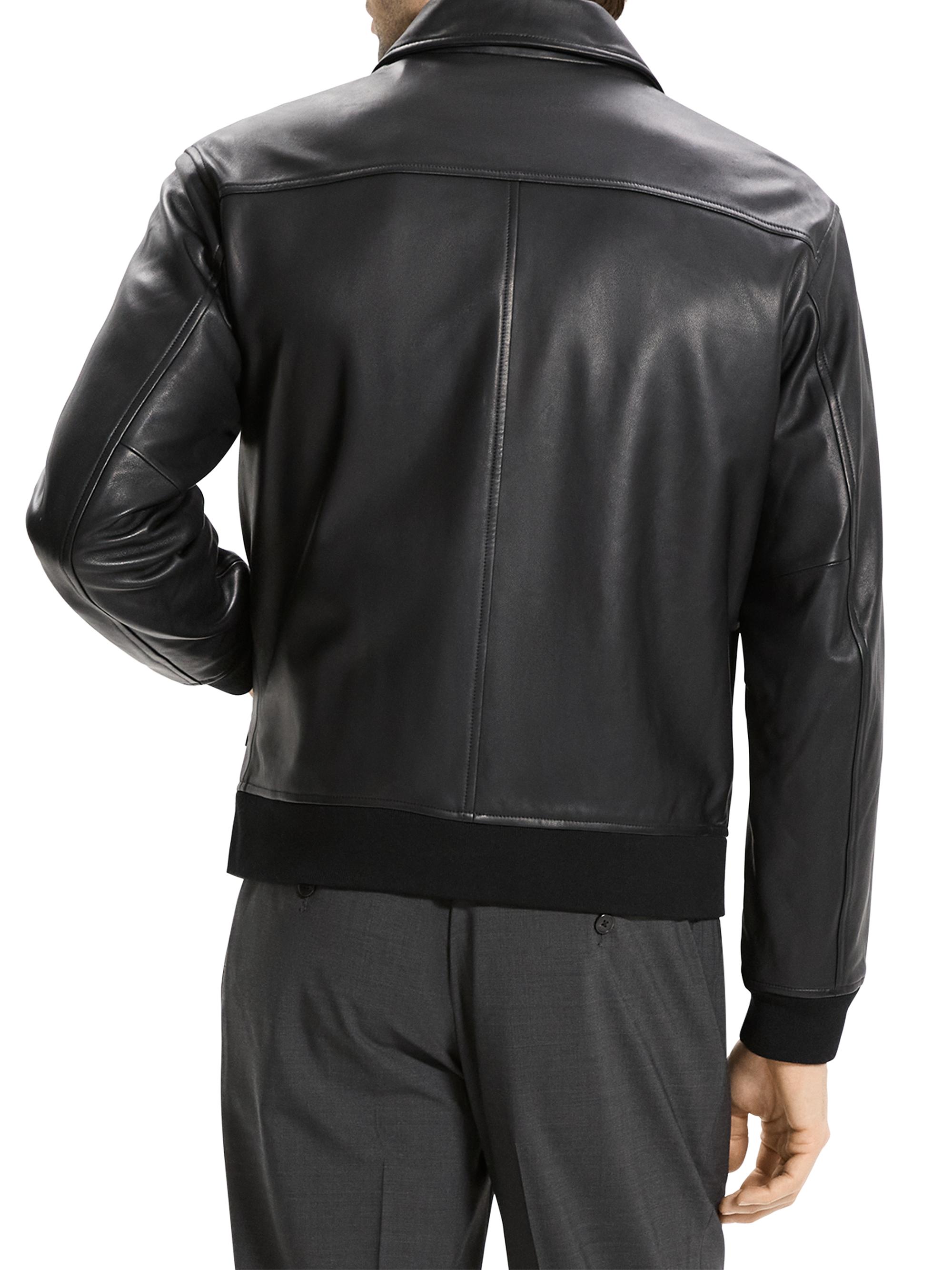 Theory SOFT LEATHER ZIP UP JKT ブラック　P Theory SOFT LEATHER ZIP UP JKT ブラック P