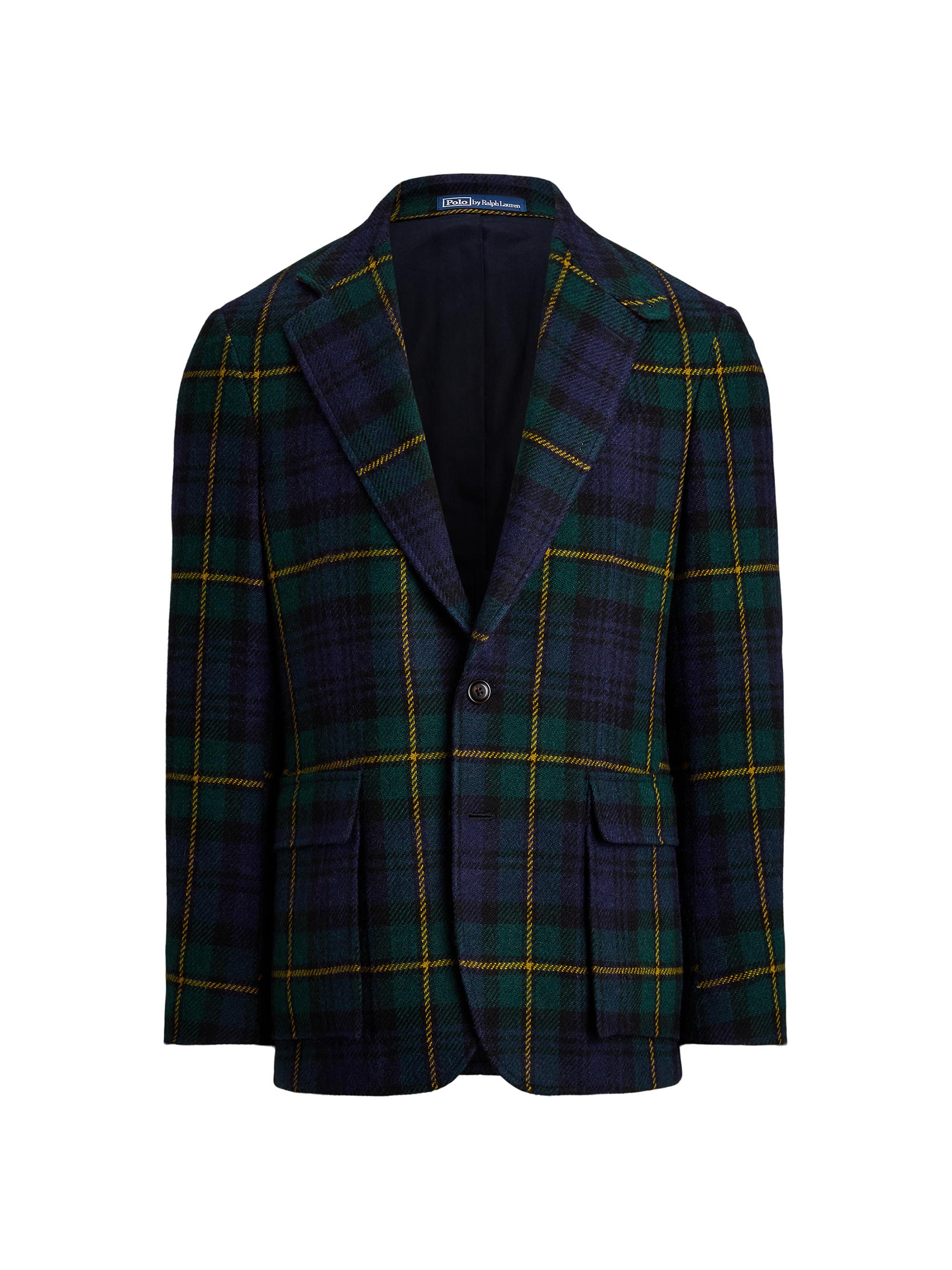 Polo Ralph Lauren Blackwatch Plaid Wool Single-Breasted Sport Coat