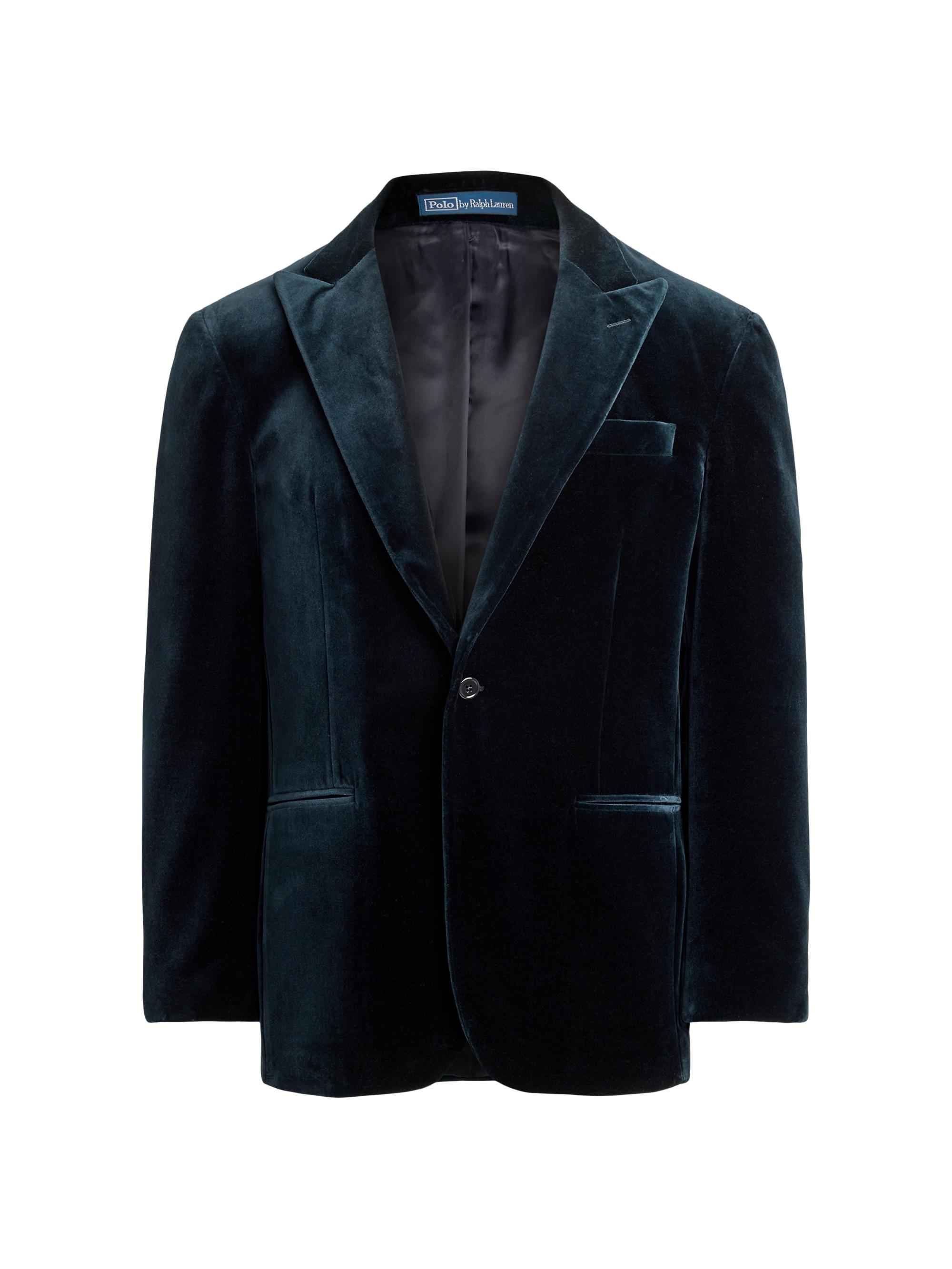 Polo Ralph Lauren Men's Fairbanks Velvet Sport Coat - Aviator Navy