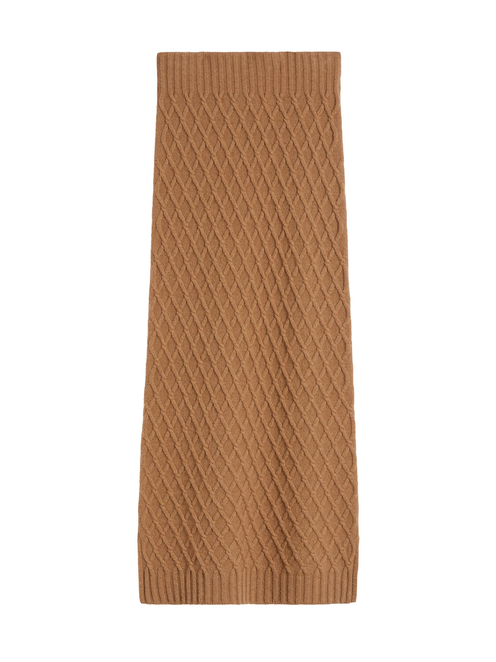 Max Mara Women's Camel Yarn Skirt - Camel