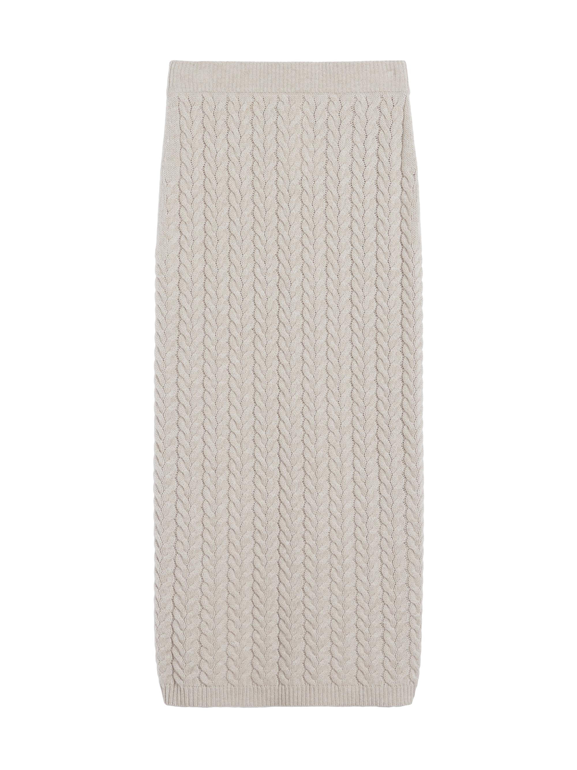 Max Mara Women's Wool and Cashmere Pencil Skirt - Sand