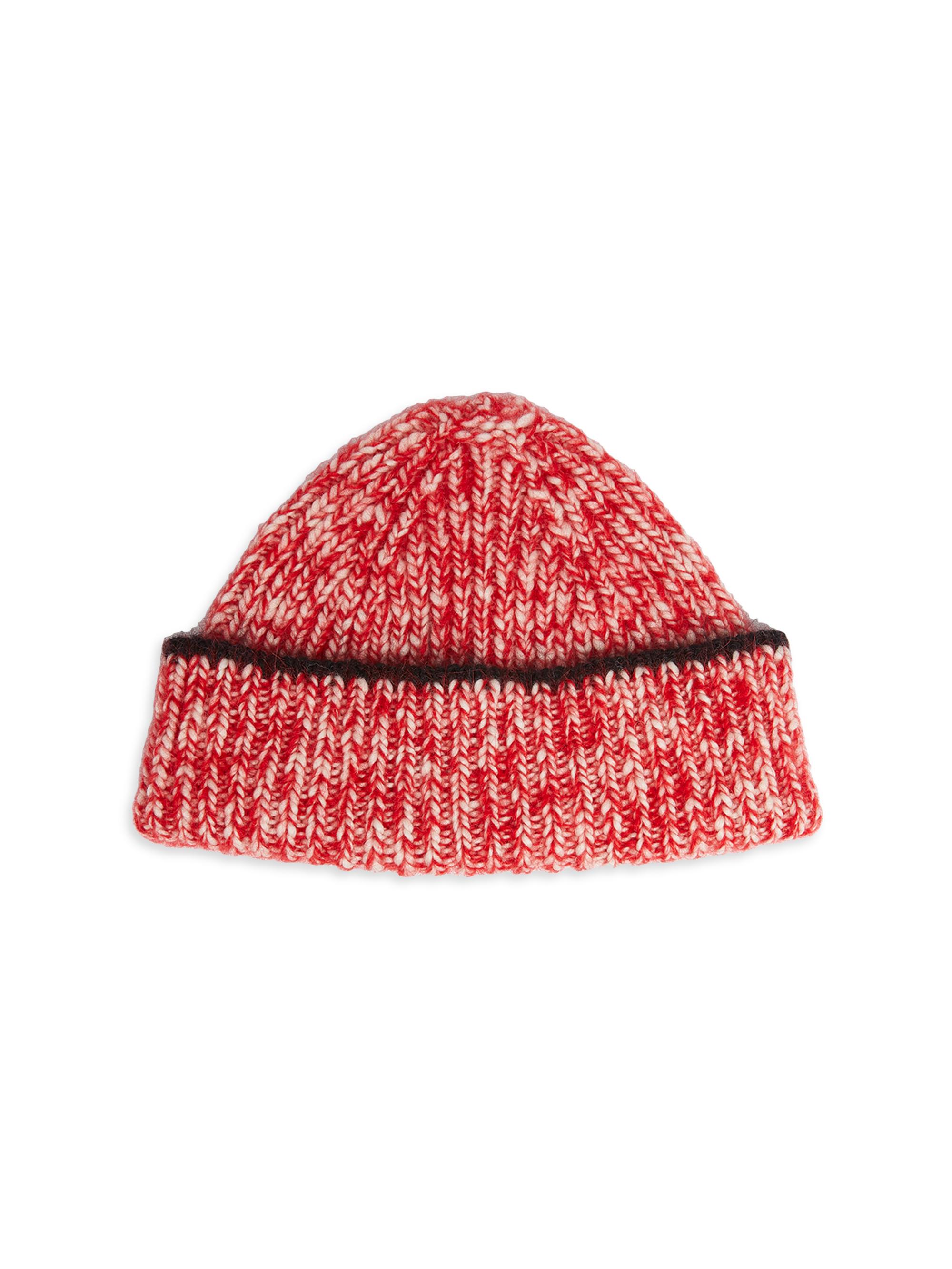 Isabel Marant Women's Lamar Mohair-Blend Rib-Knit Beanie - Ecru Red