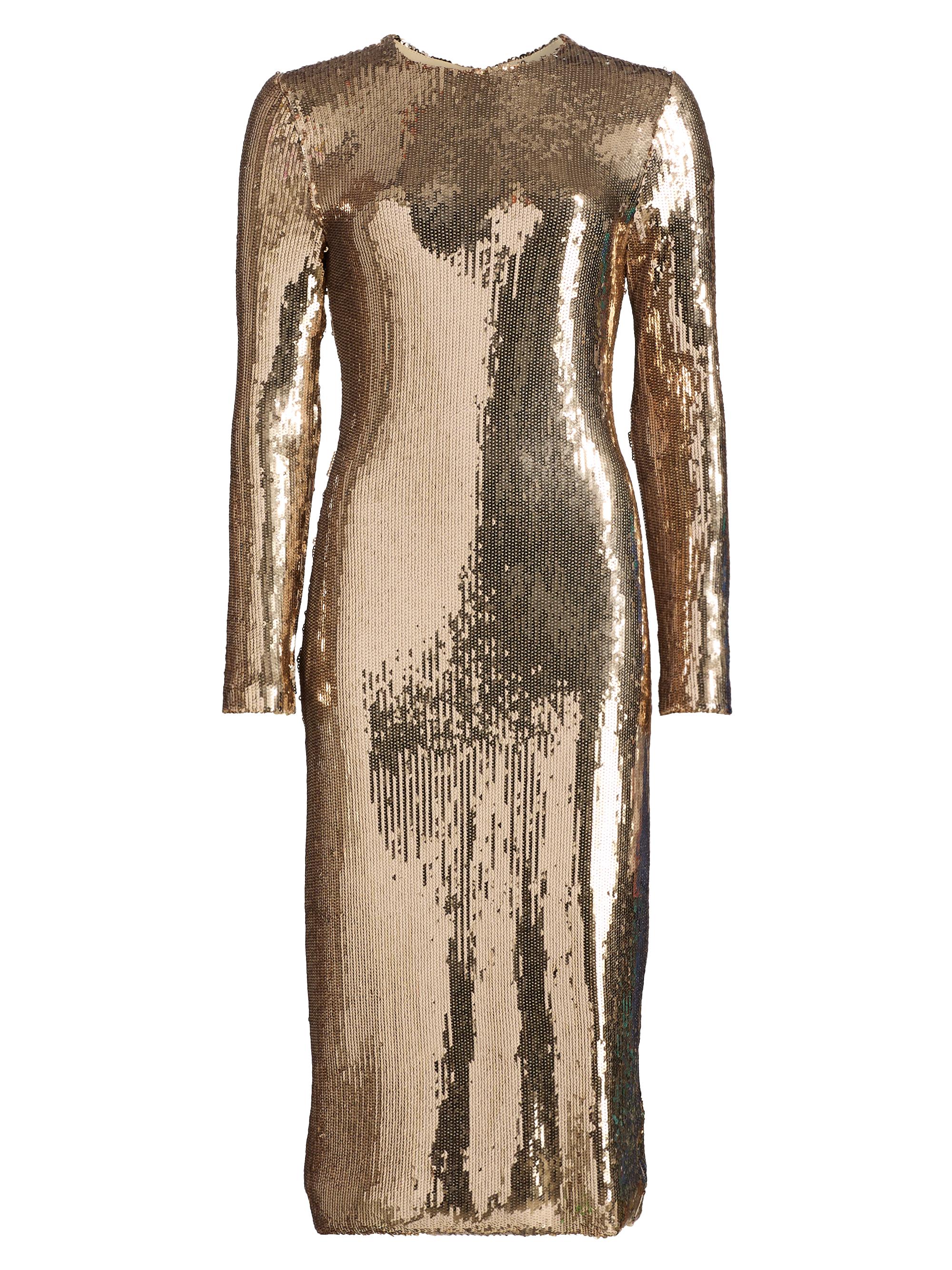 Prabal Gurung Women's Sequined Sheath Cocktail Dress - Gold