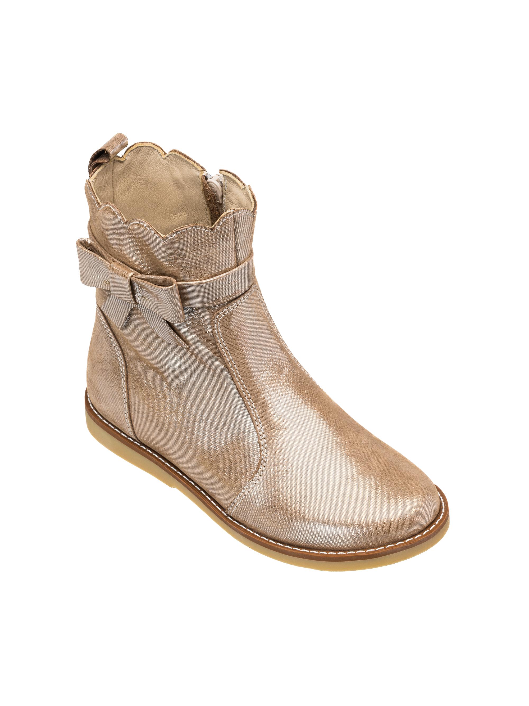 Elephantito Little Girl's & Girl's Cellia Leather Booties - Blush 5 (Child) | Thumbnail 2