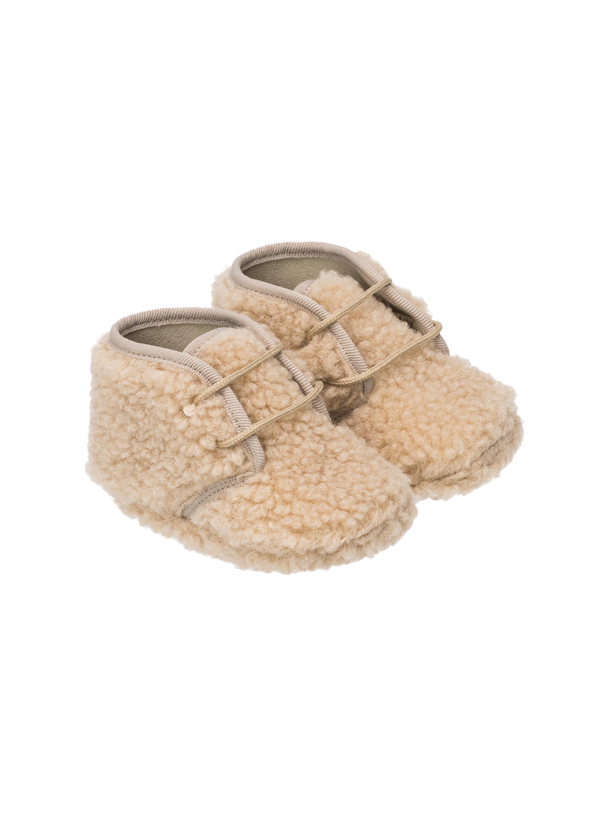 Elephantito Baby Girl's Faux-Shearling Booties - Beige 4.5 (Baby) | Thumbnail 2