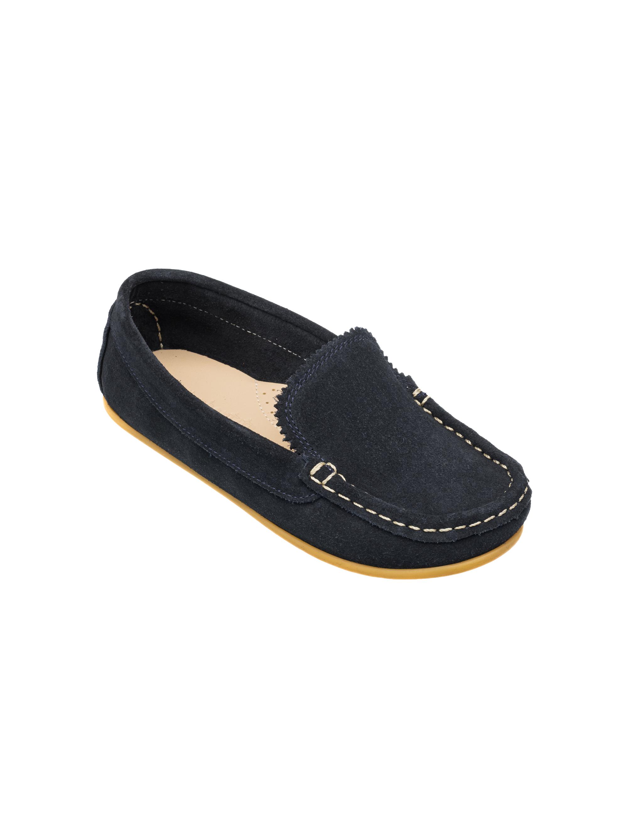 Elephantito Little Kid's & Kid's Antton Suede Driving Loafers - Suede Blue 6 (Child) | Thumbnail 2