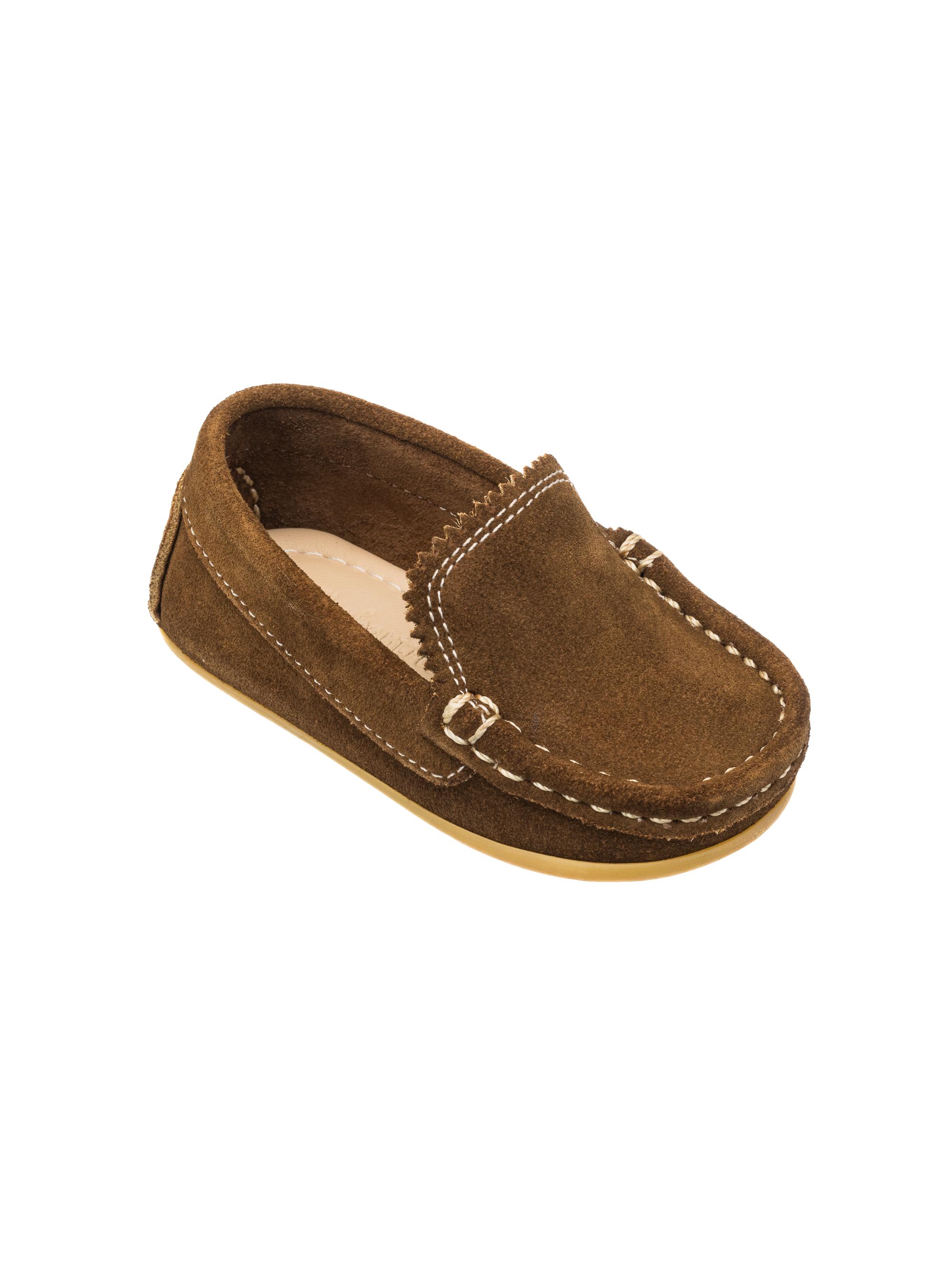 Elephantito Baby's Antton Suede Driving Loafers - Suede Chesnut 6.5 (Baby) | Thumbnail 2