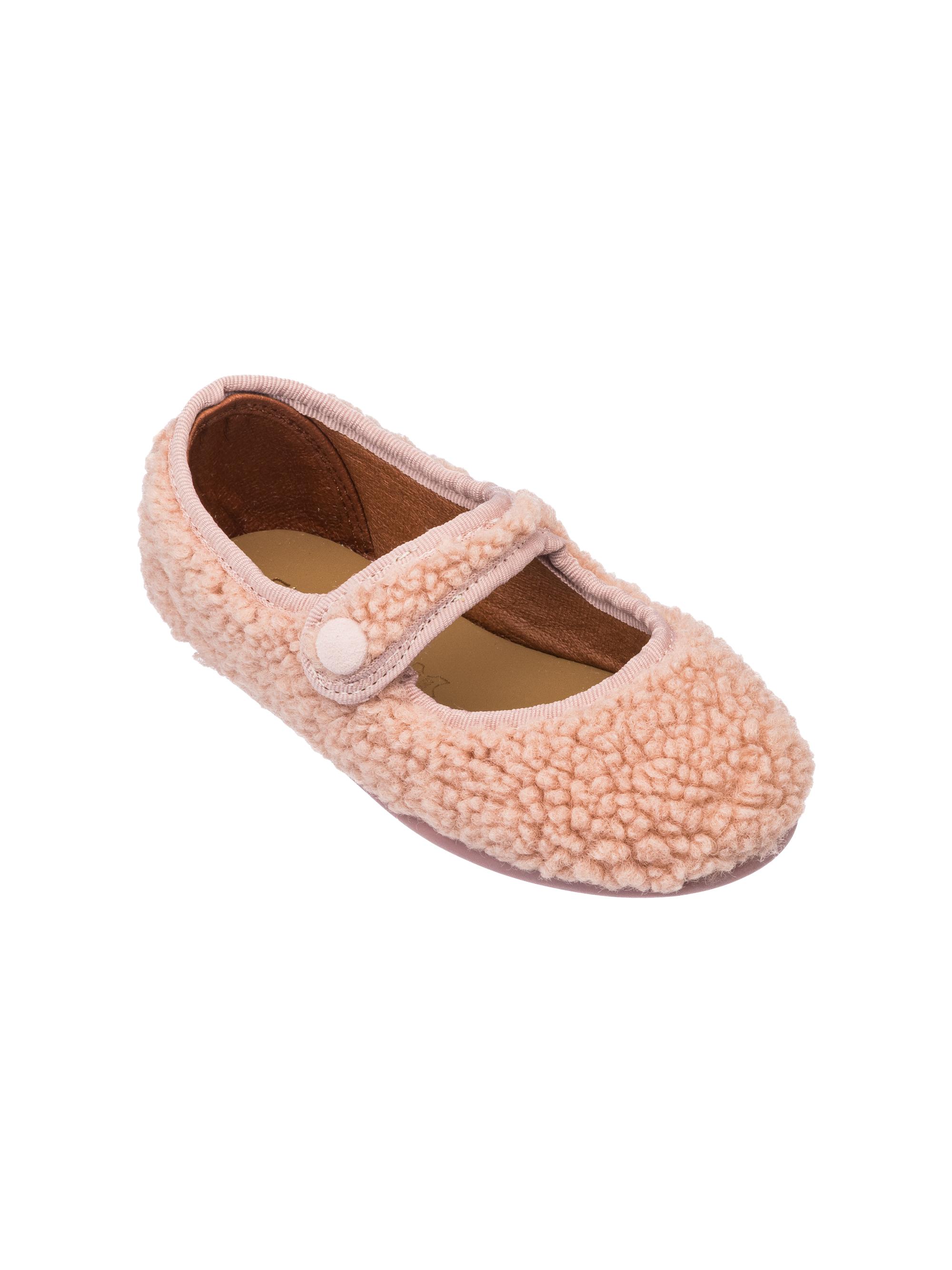 Elephantito Little Girl's & Girl's Faux-Shearling Mary Janes - Pink 1 (Child)