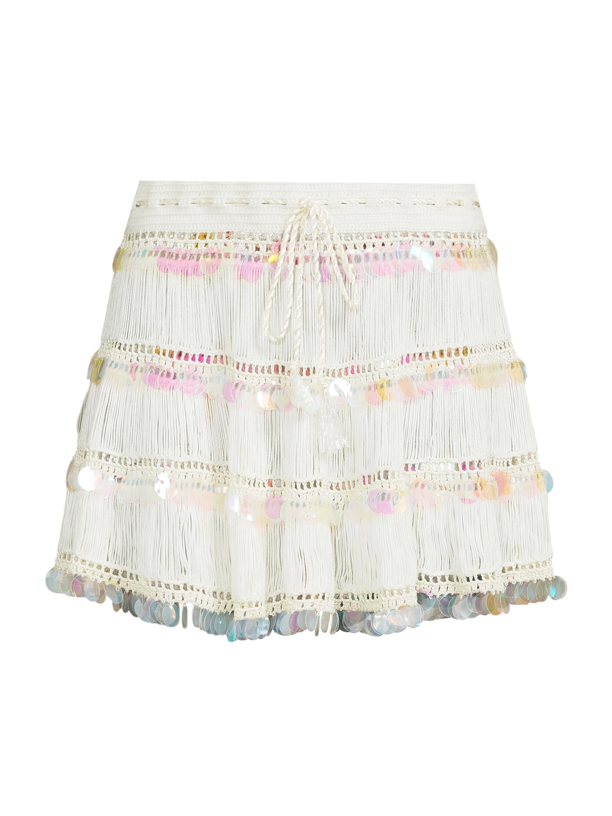 My Beachy Side Women's Viola Hand-Crocheted Miniskirt -