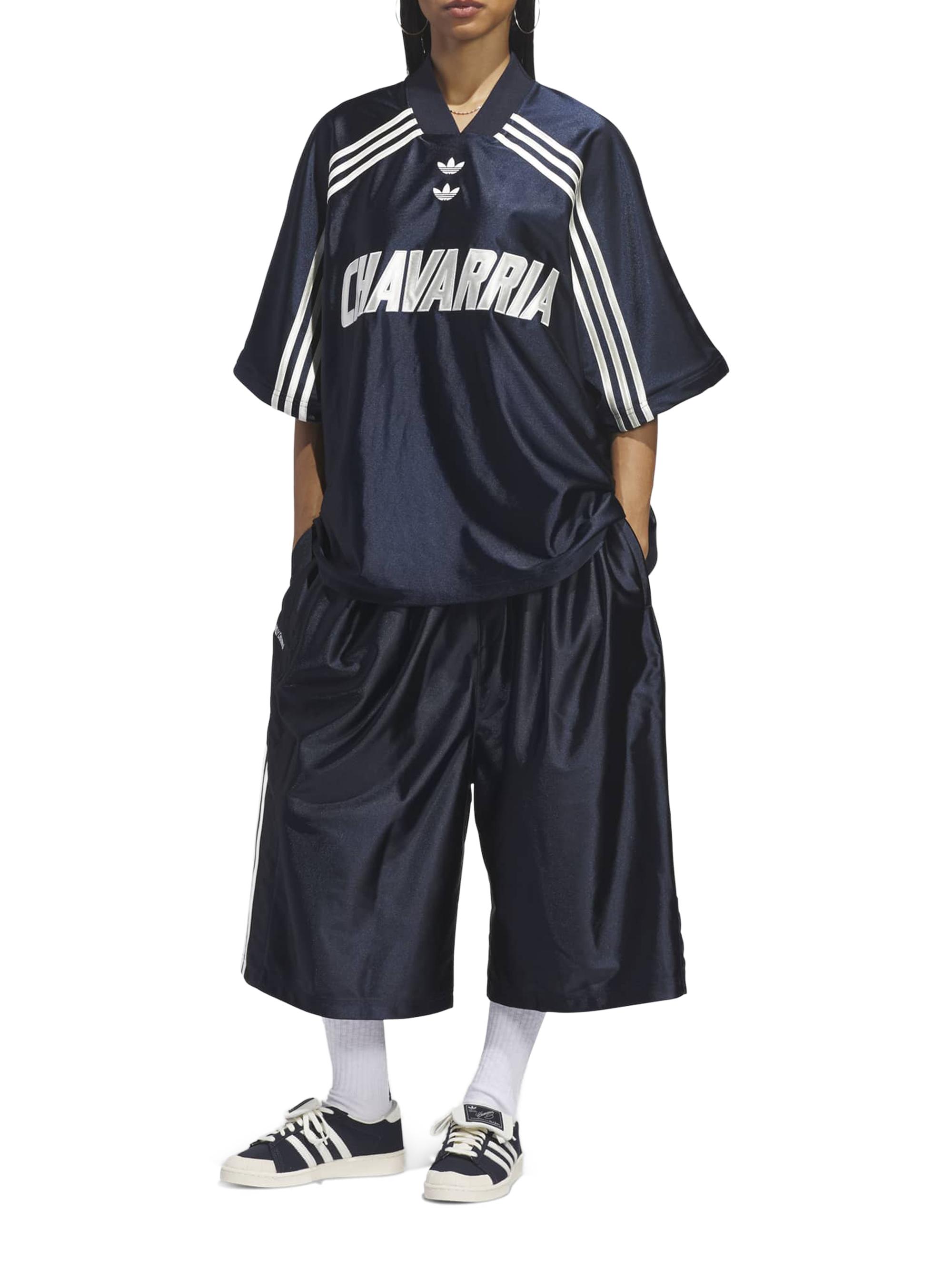 adidas Men's  x Willy Chavarria Dazzle Convertible Jersey - Legend Ink Light Grey