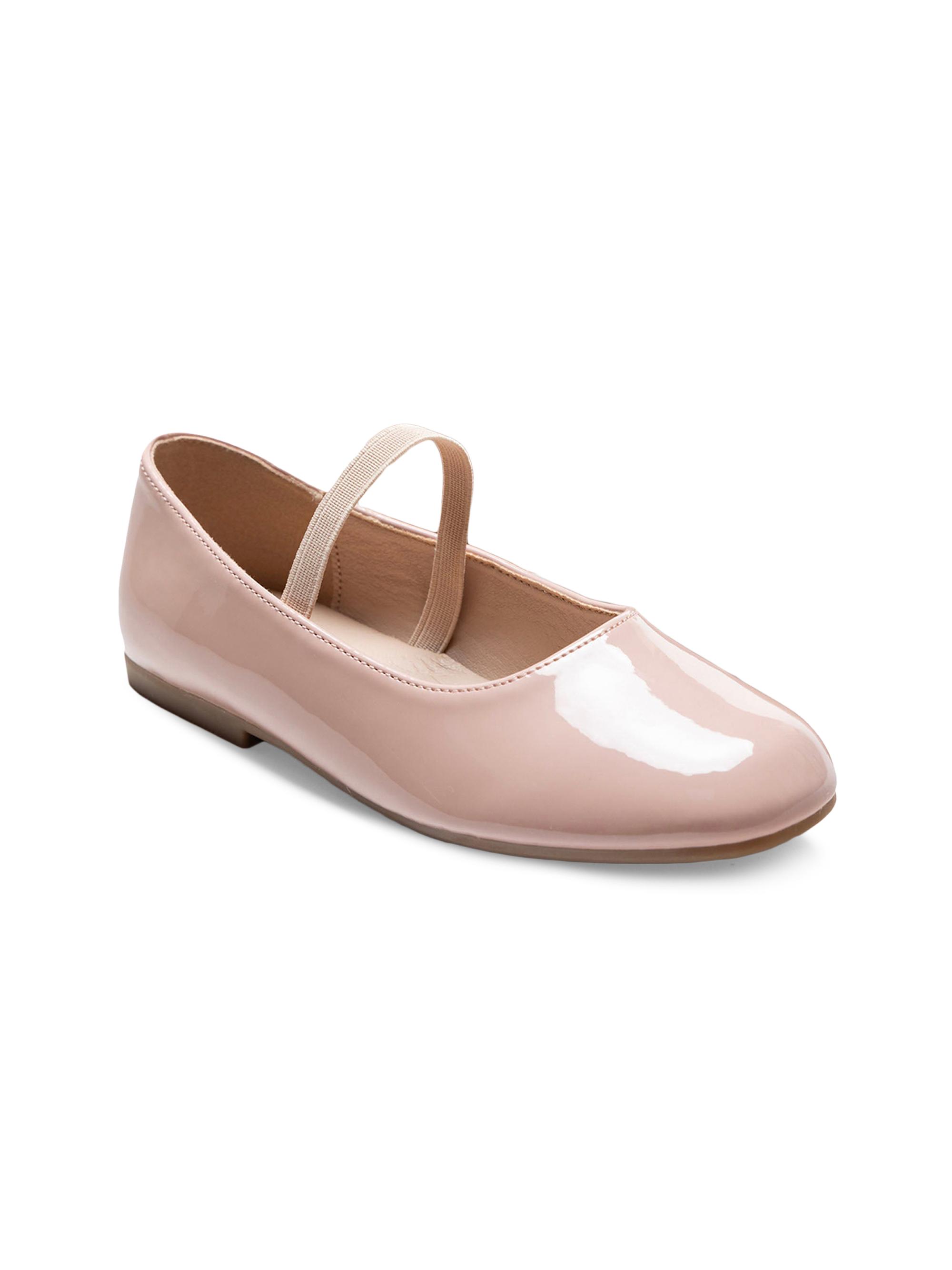 Tulleen Little Girl's & Girl's Satin Colette Flats - Soft Pink 4 (Child)