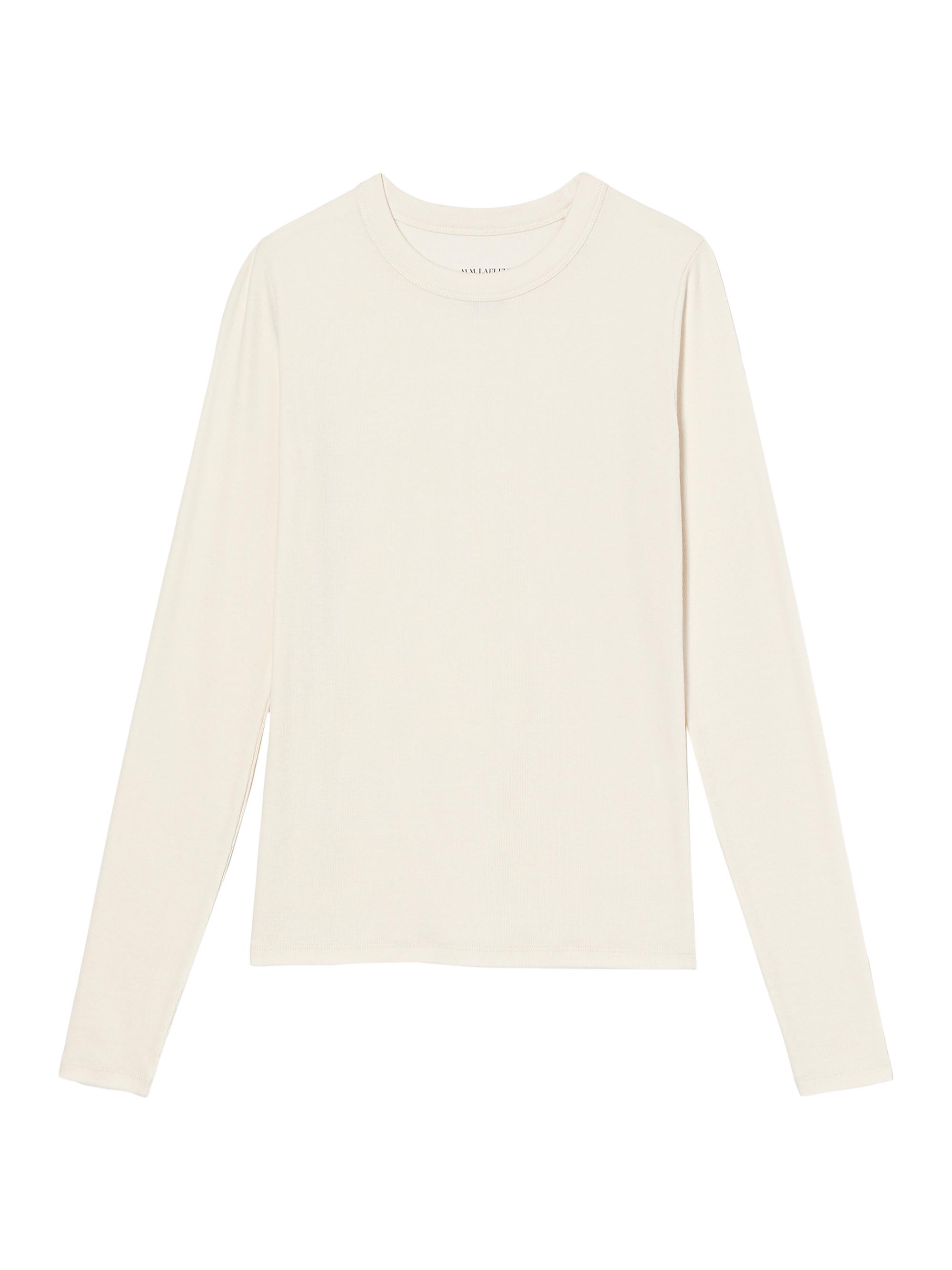 M.M.LaFleur Women's Malley Fitted Tee Ribbed Pima Cotton -