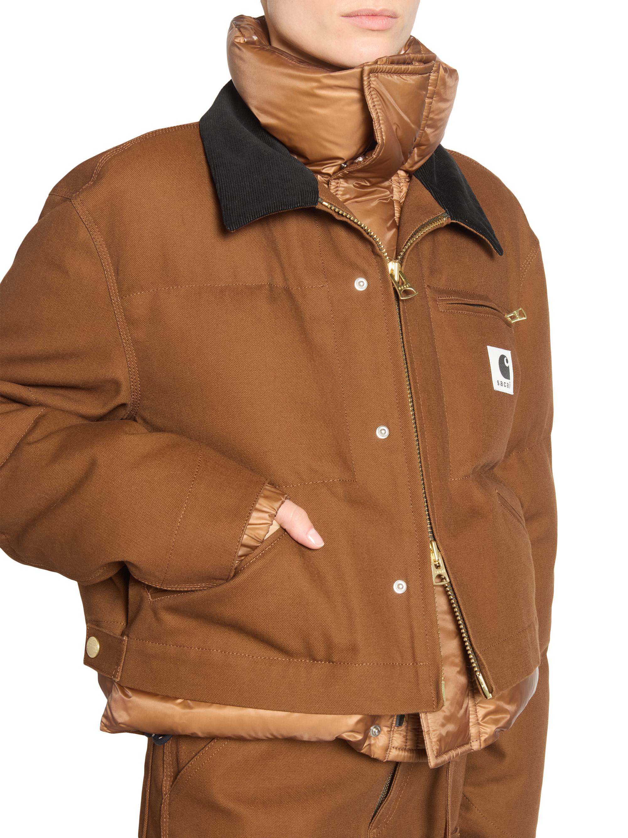 SACAI x Carhartt WIP Duck Jacket ベージュ　4 Sacai Sacai x Carhartt WIP Duck Cotton Jacket | Saks Fifth Avenue