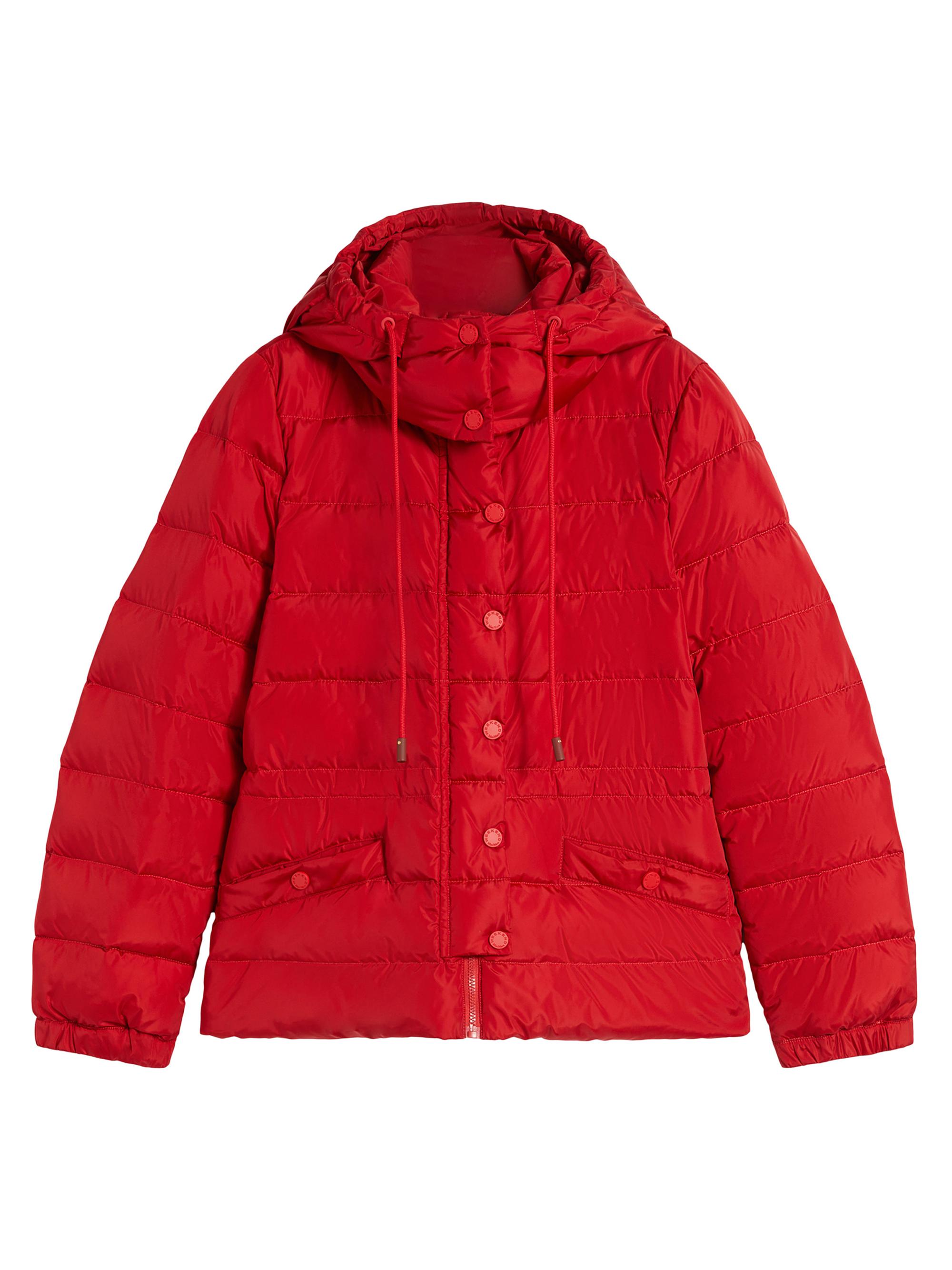 Weekend Max Mara Women's Short Down Jacket in Water Repellent Taffeta - Red
