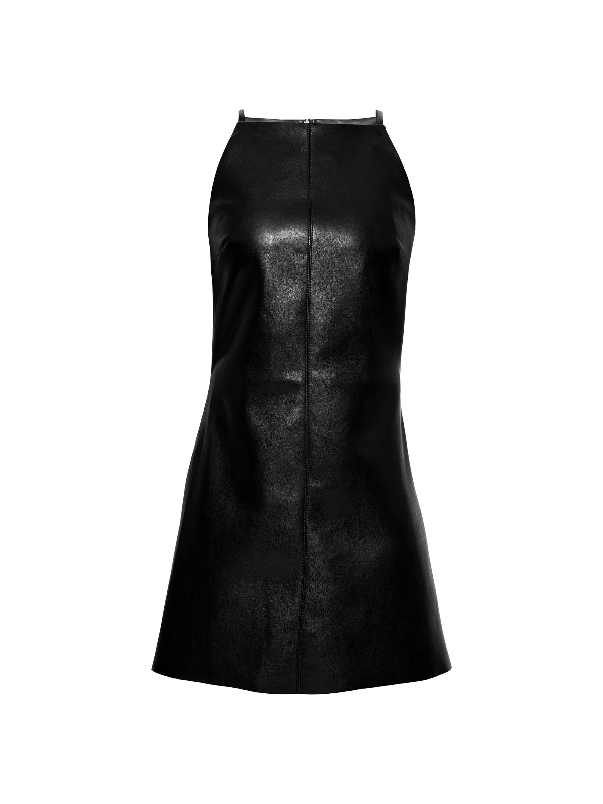 AS by DF Women's Faith Recycled Leather Dress - Black