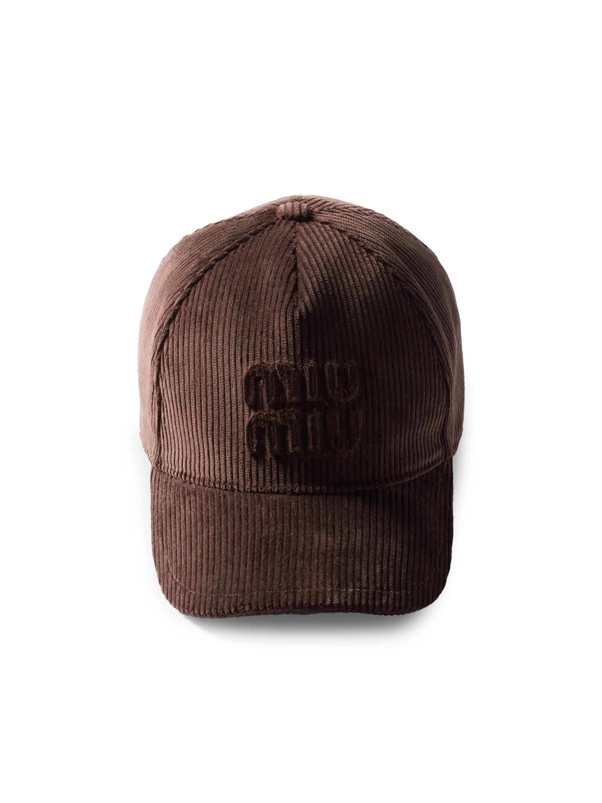 Miu Miu Velvet Baseball Cap | Saks Fifth Avenue display picture 3