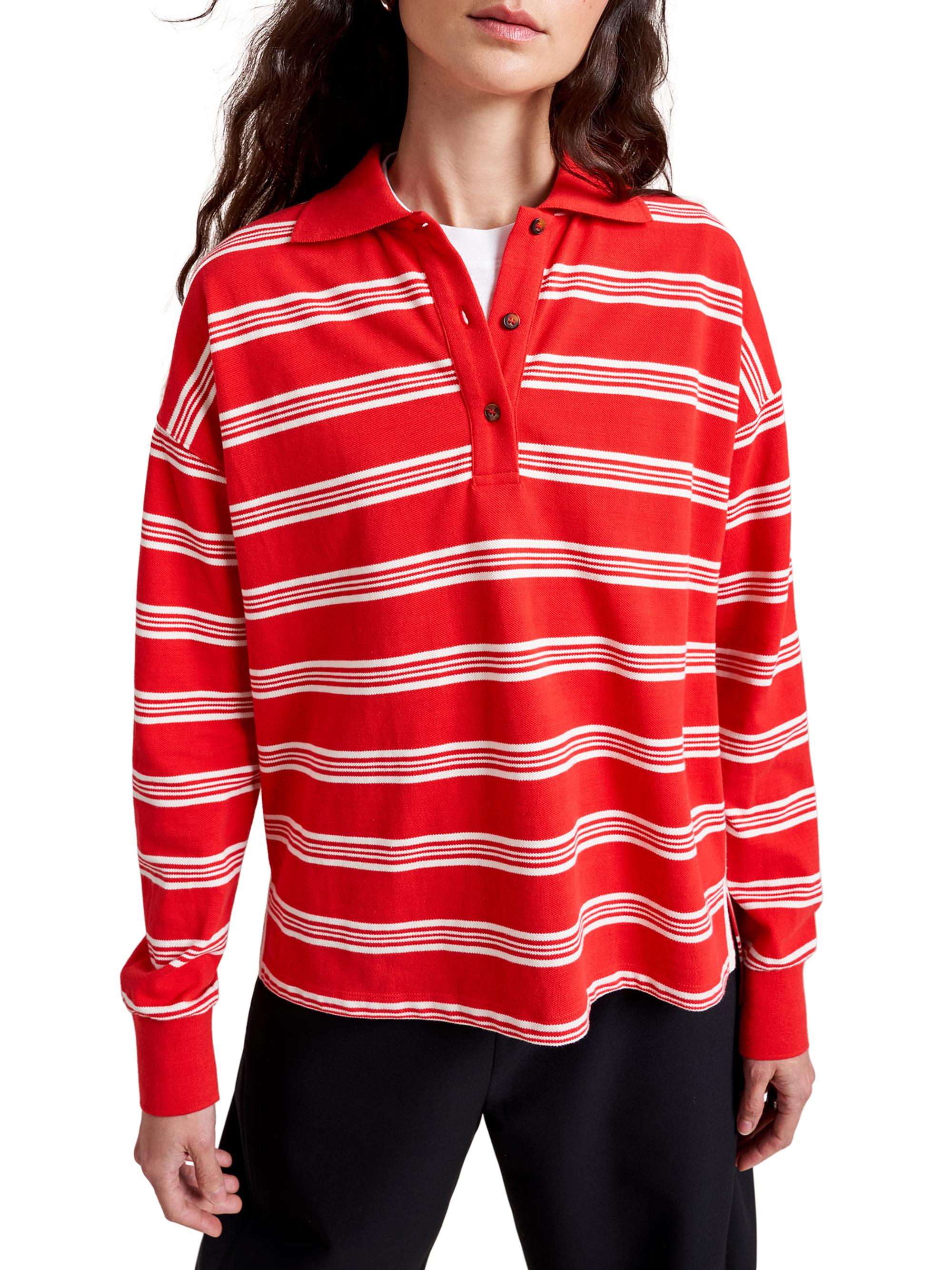 La Ligne Women's Cassie Polo - Tomato Cream