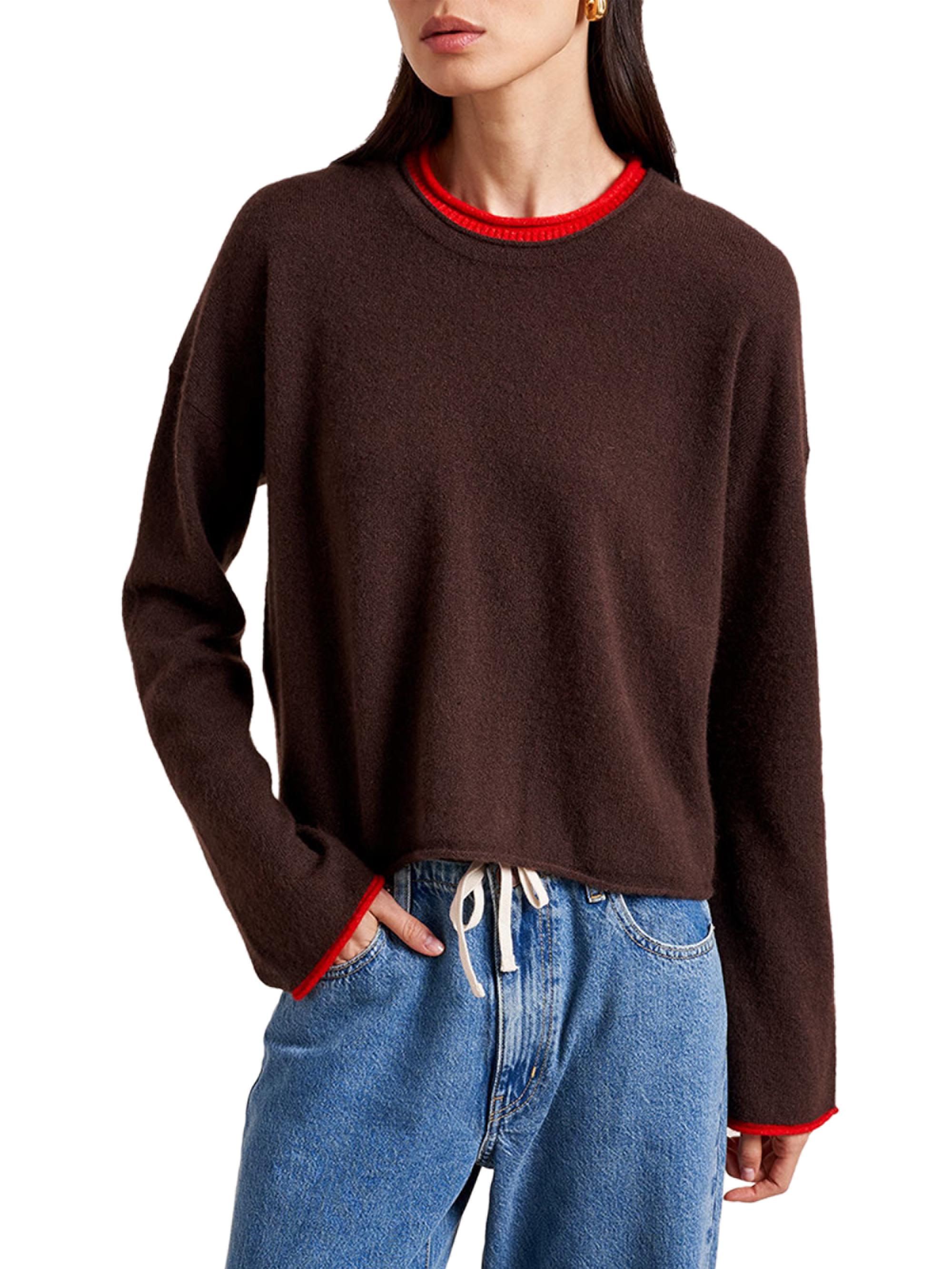 Mom Edit La Ligne Half Zip Sweater REISS Alexis Half Zip Cable