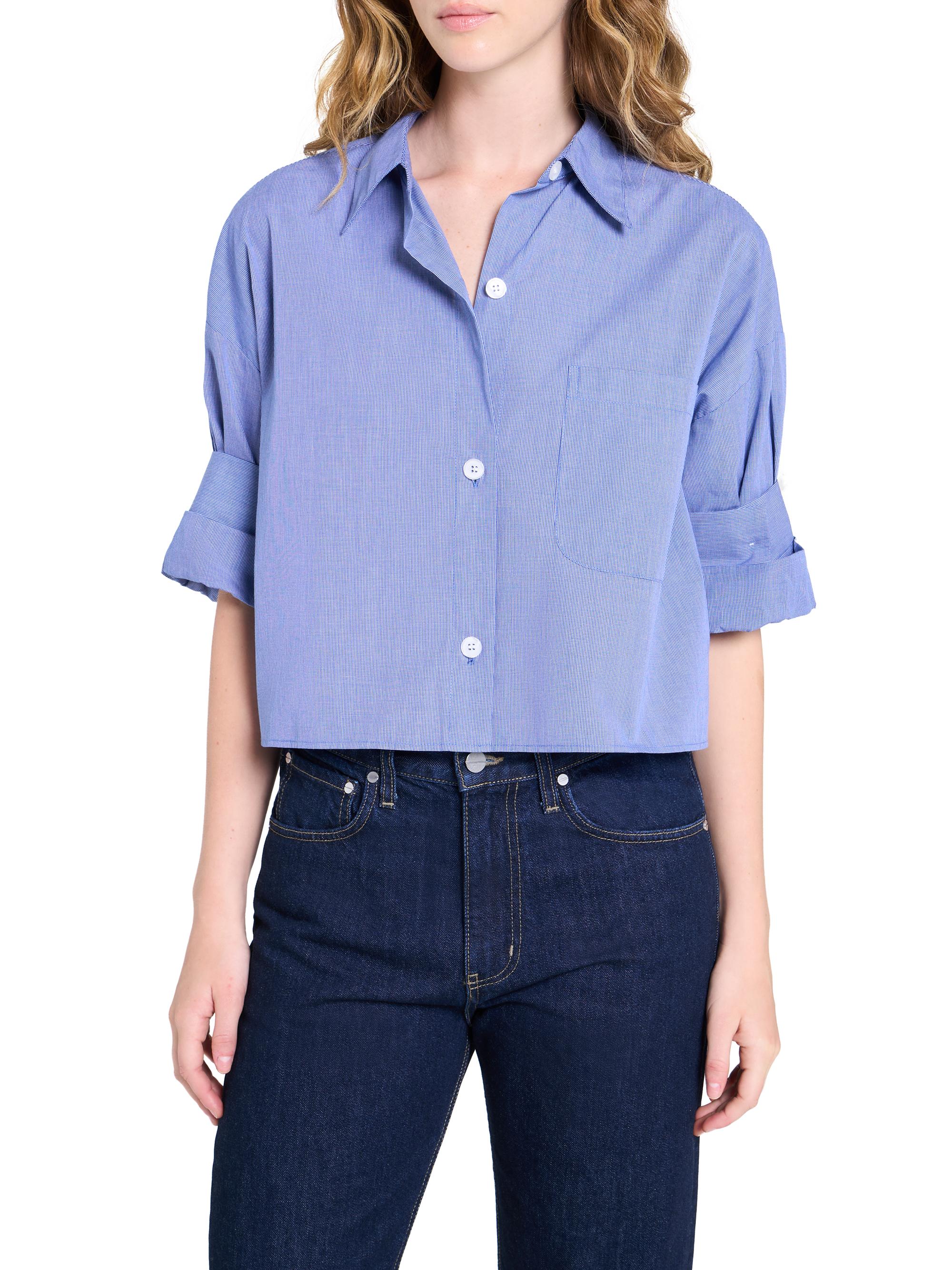 TWP Next Ex Cotton Crop Shirt | Saks Fifth Avenue
