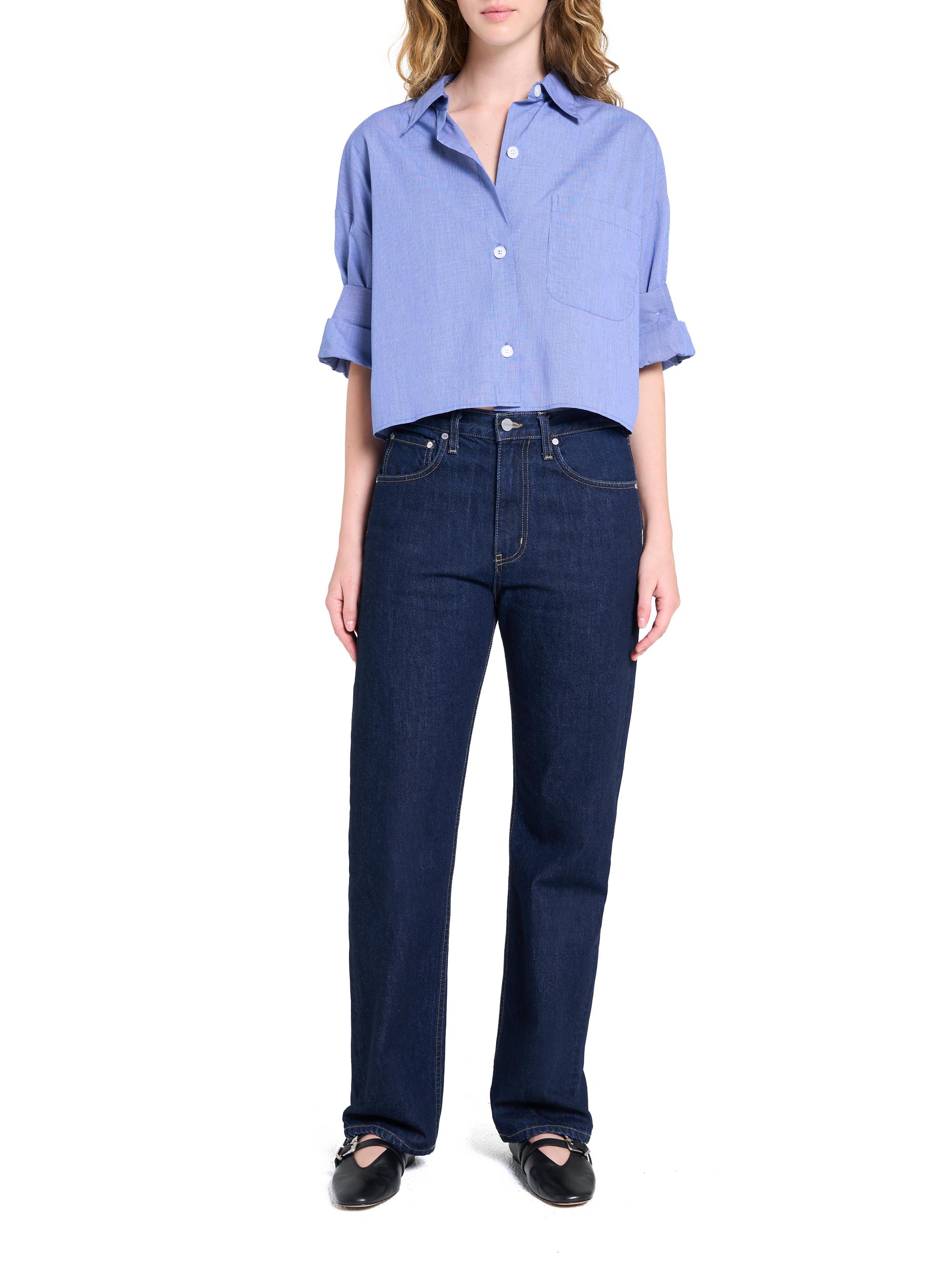 TWP Next Ex Cotton Crop Shirt | Saks Fifth Avenue