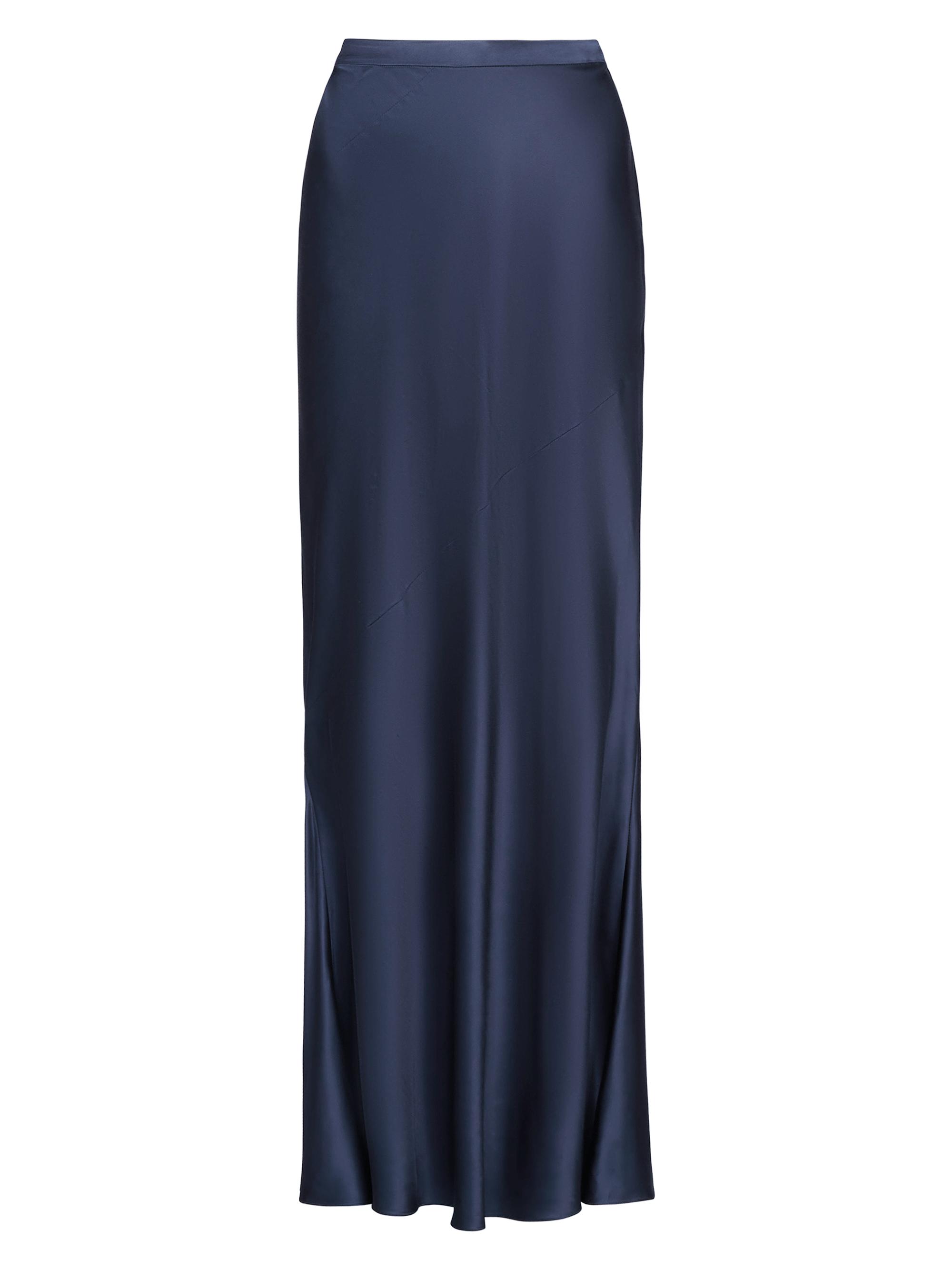 TWP Women's My Endless Love Satin Maxi Skirt - Night Sky