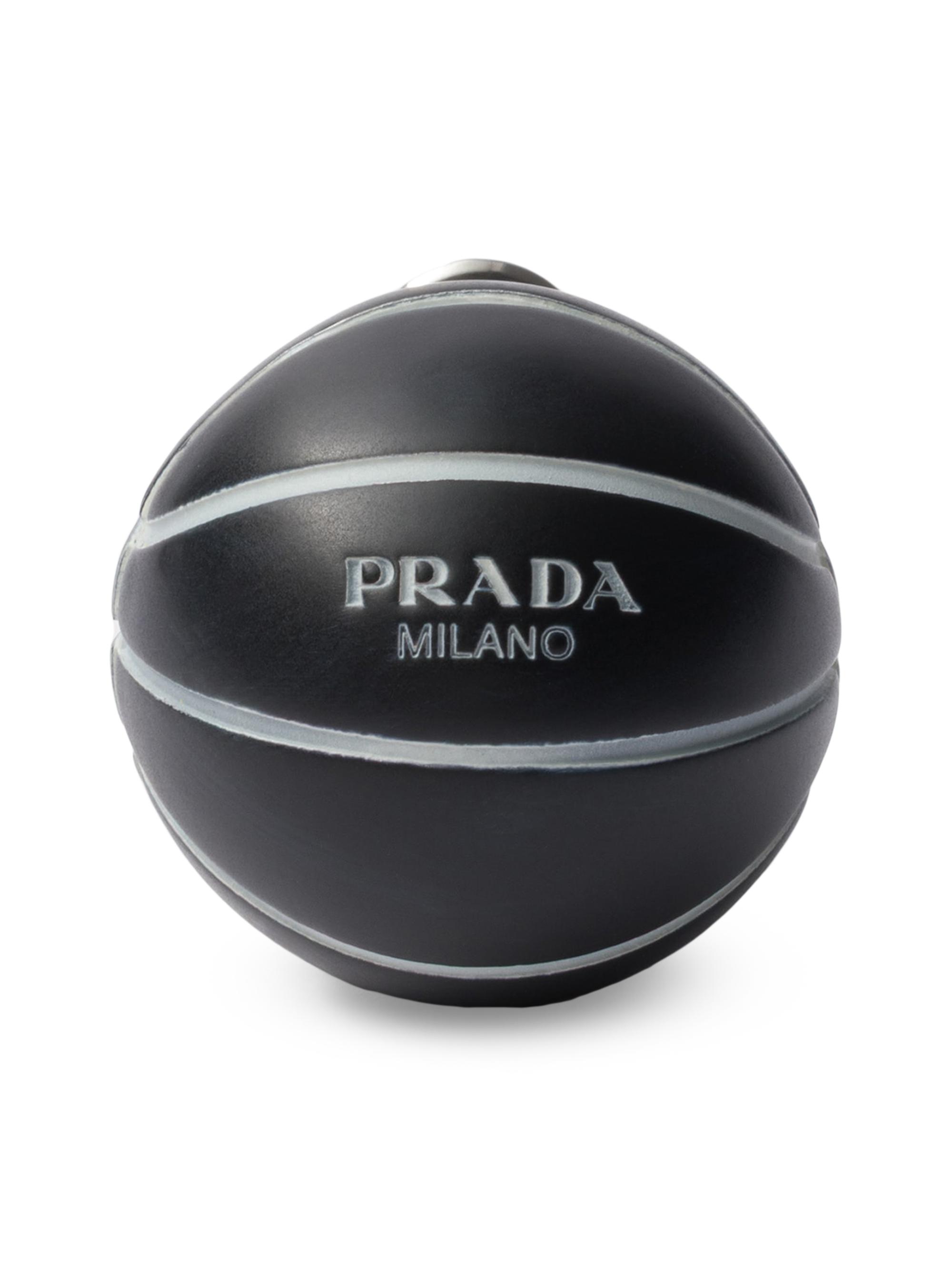 Prada Men's Metal Basketball Earrings - Grey