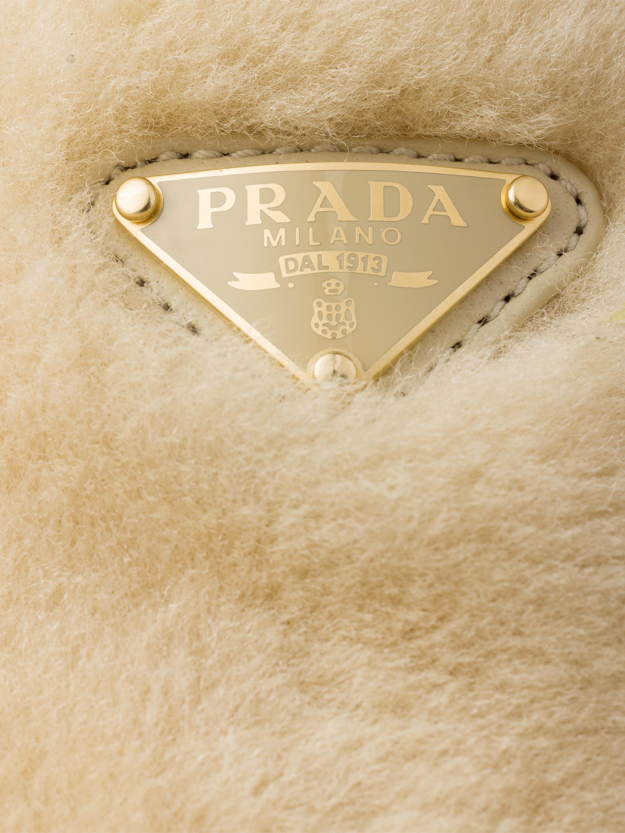 Prada Shearling Mules | Saks Fifth Avenue