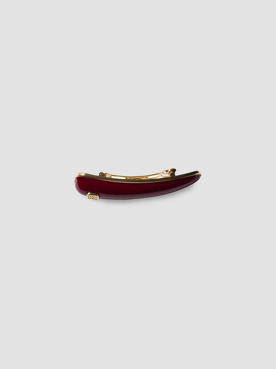 Miu Miu Patent Leather Hair Clip | Saks Fifth Avenue