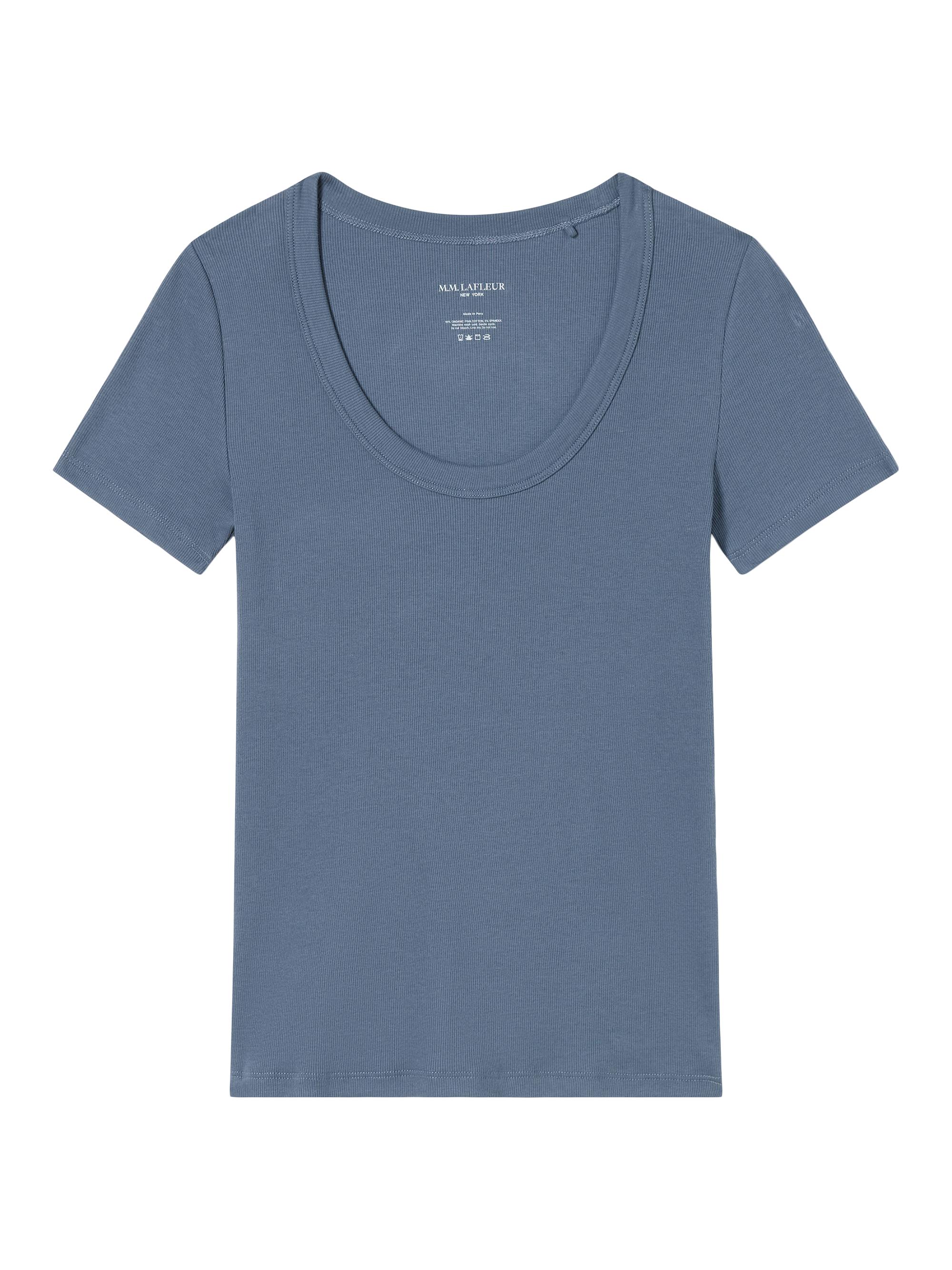 M.M.LaFleur Women's Avi Scoopneck T-Shirt - Beige Melange