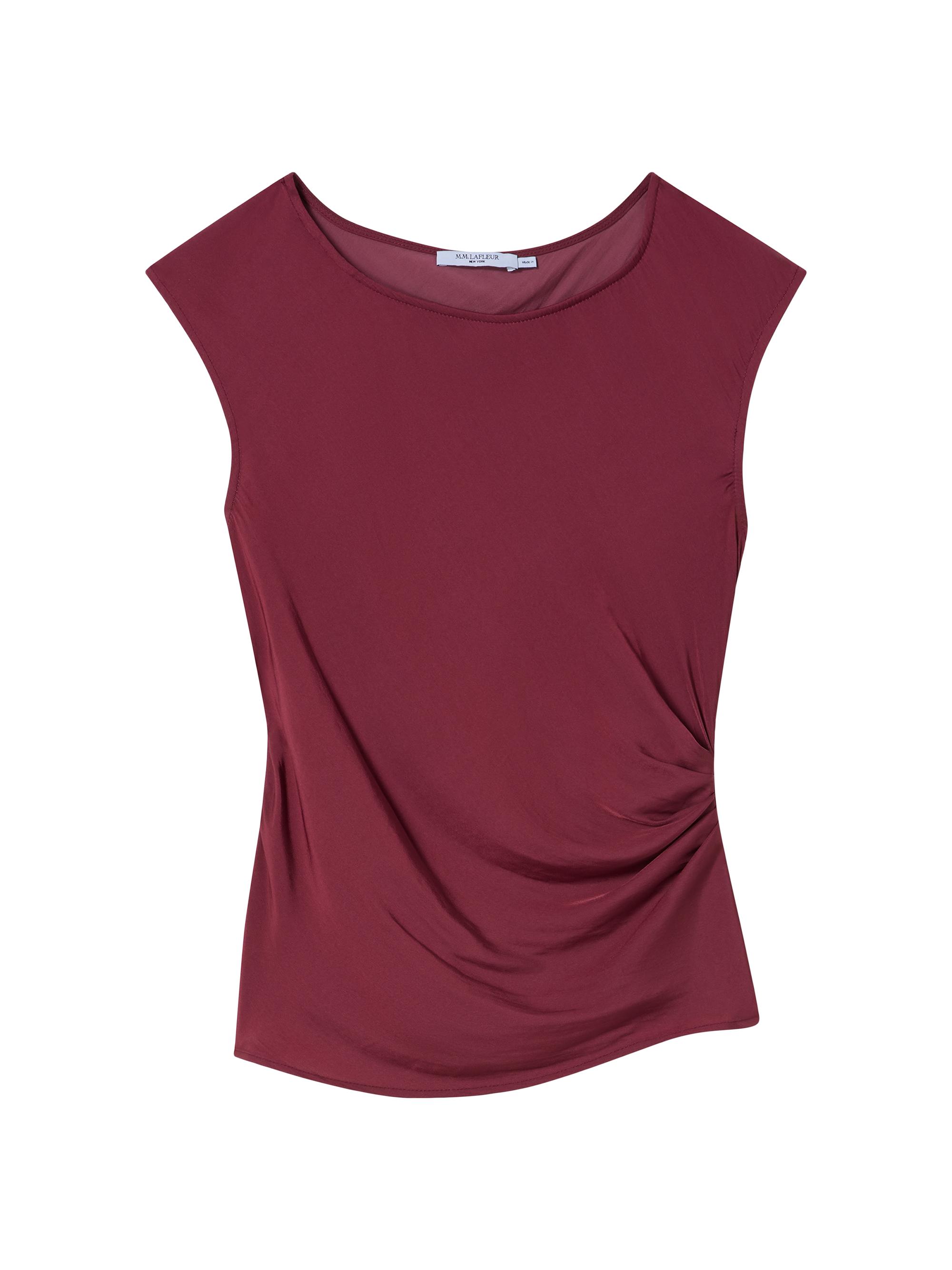 M.M.LaFleur Women's Brooke Definition Top - Port Wine