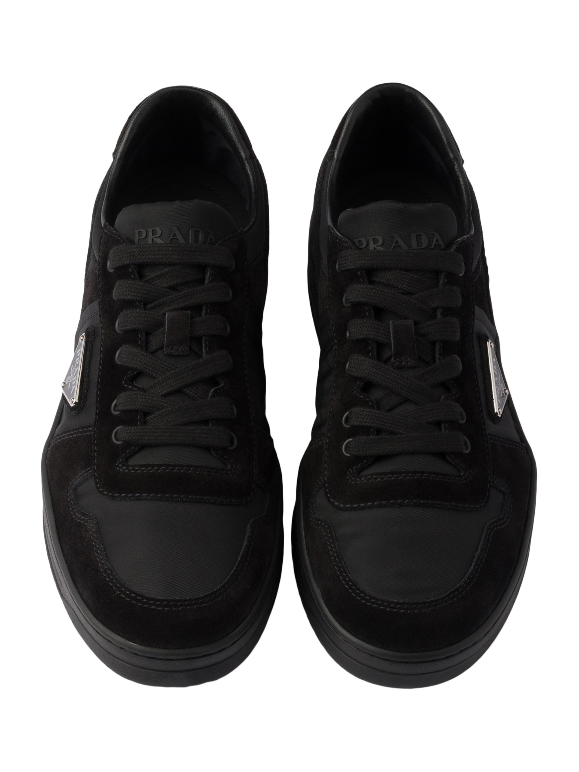 Prada Downtown Re-Nylon and Suede Sneakers | Saks Fifth Avenue