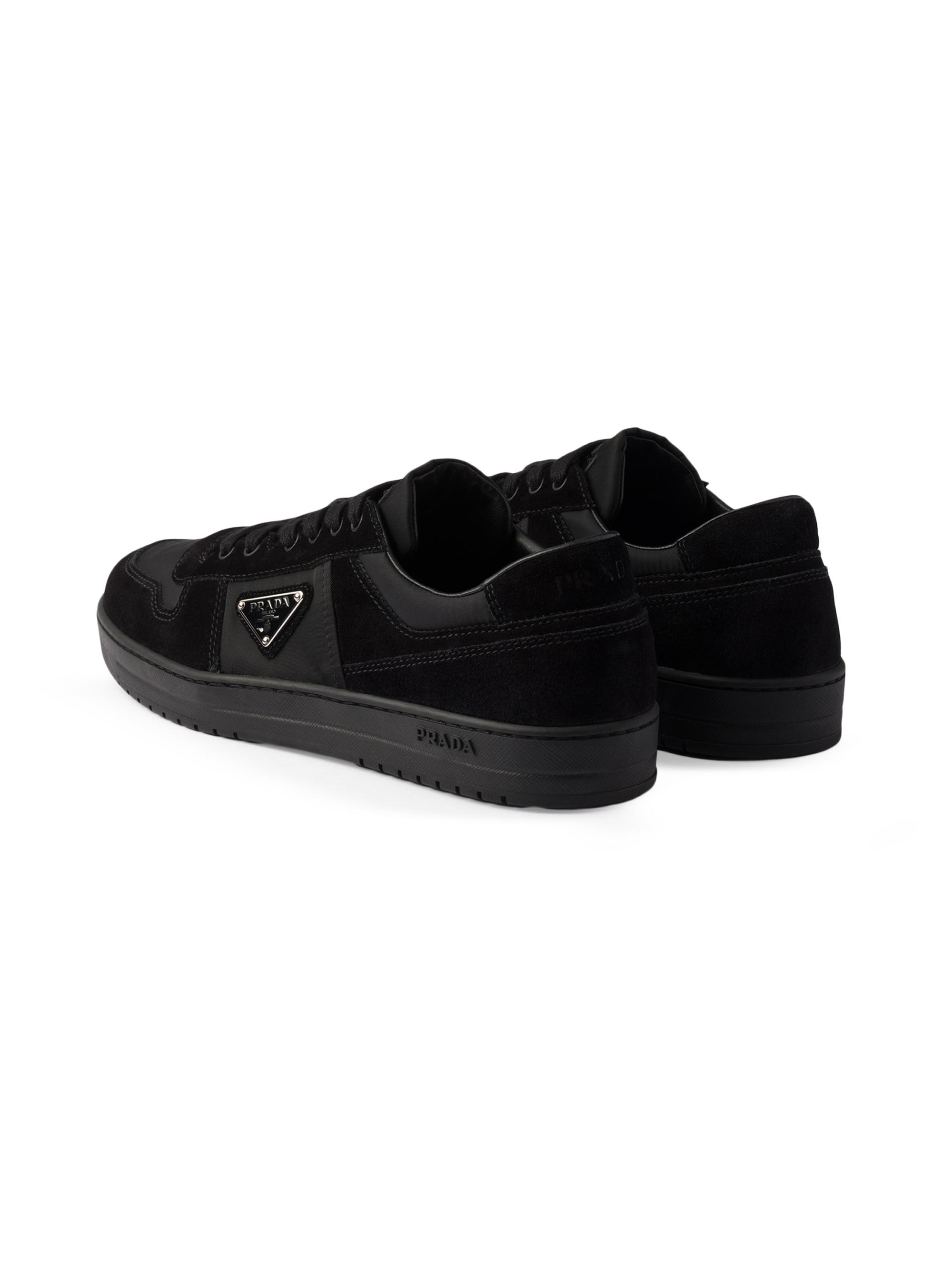 Prada Downtown Re-Nylon and Suede Sneakers | Saks Fifth Avenue