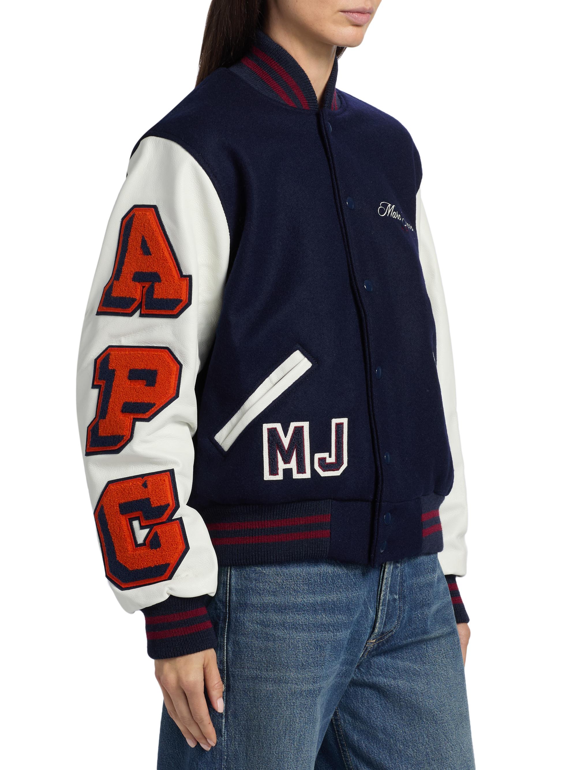 _nako16MARC JACOBSジャケット Marc Jacobs x A.P.C. A.P.C. x Marc Jacobs The Varsity Jacket