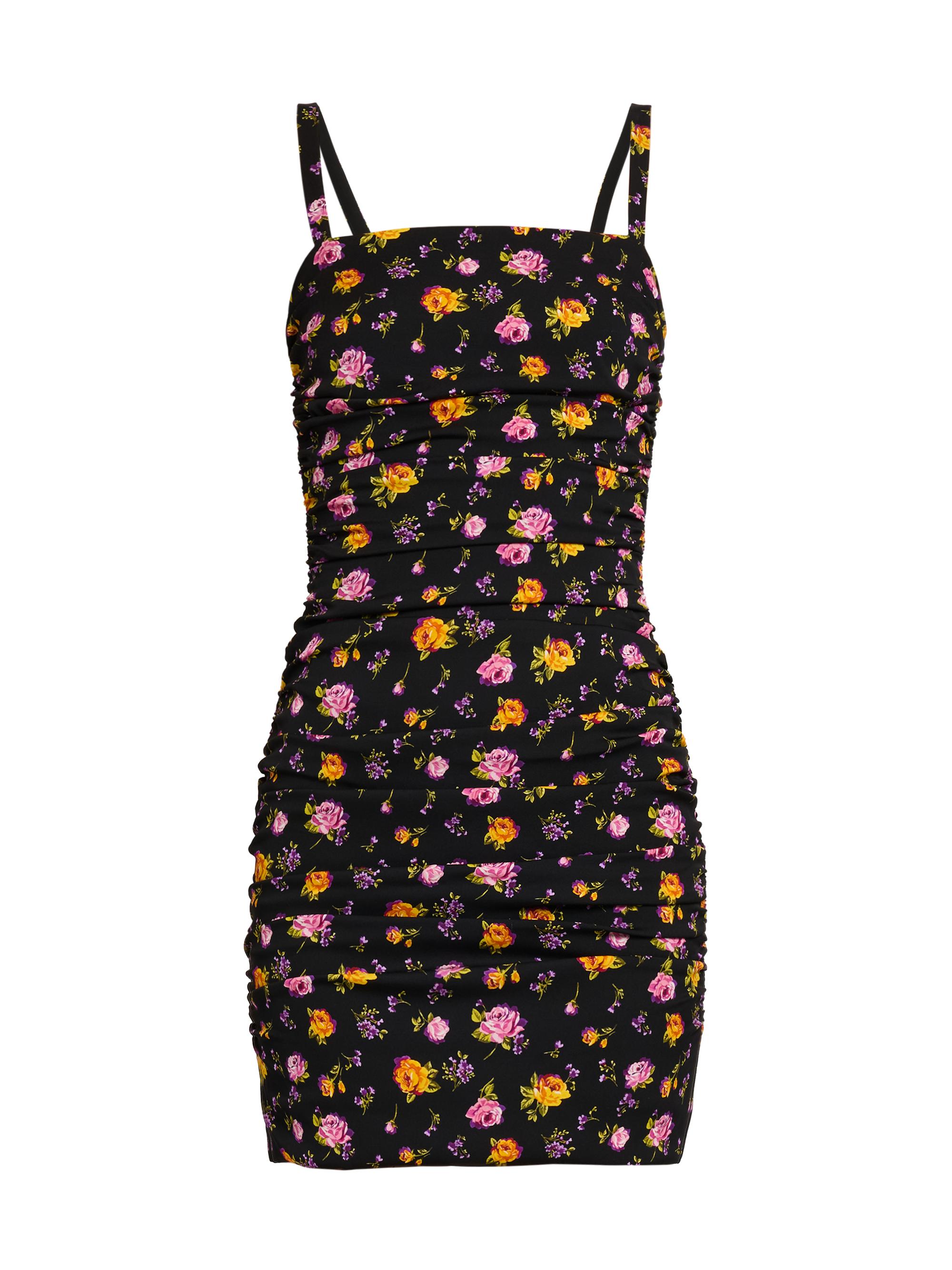 Dolce & Gabbana Women's Floral Silk-Blend Body-Con Minidress - Rose Mazzolini F Ner