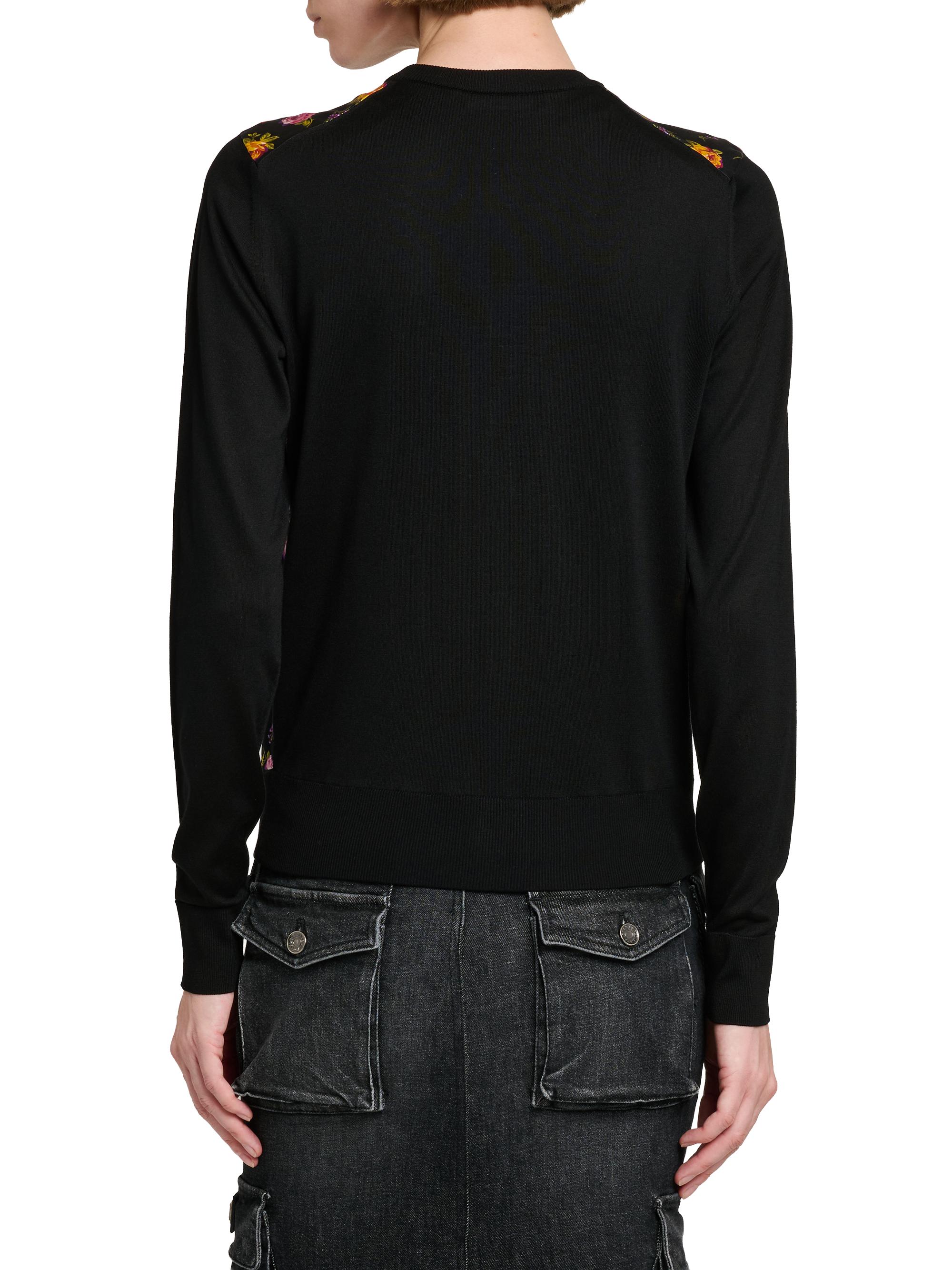 Dolce&Gabbana Mixed-Media Silk Cardigan | Saks Fifth Avenue