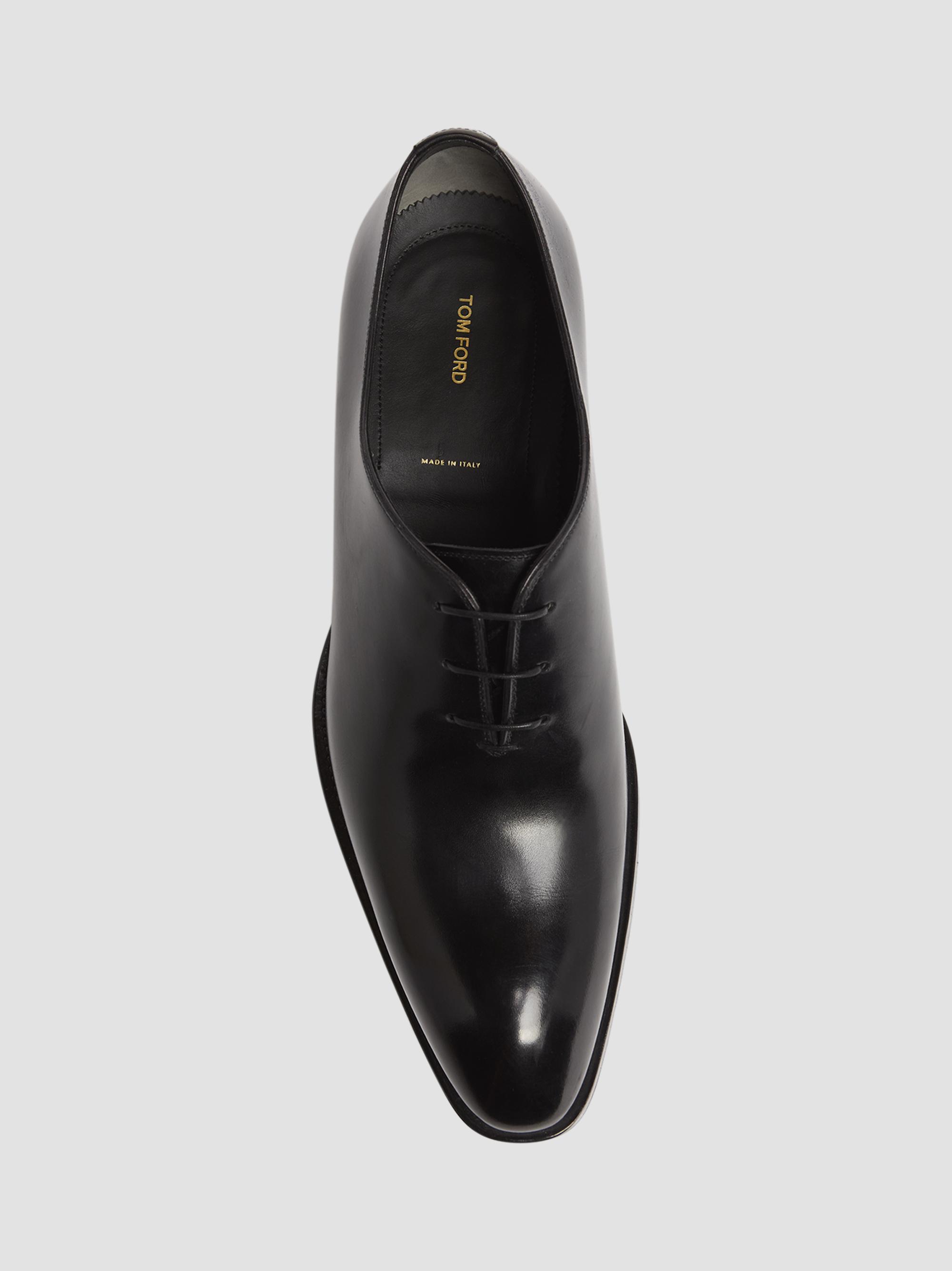 TOM FORD Vincent Burnished Leather Oxfords | Saks Fifth Avenue