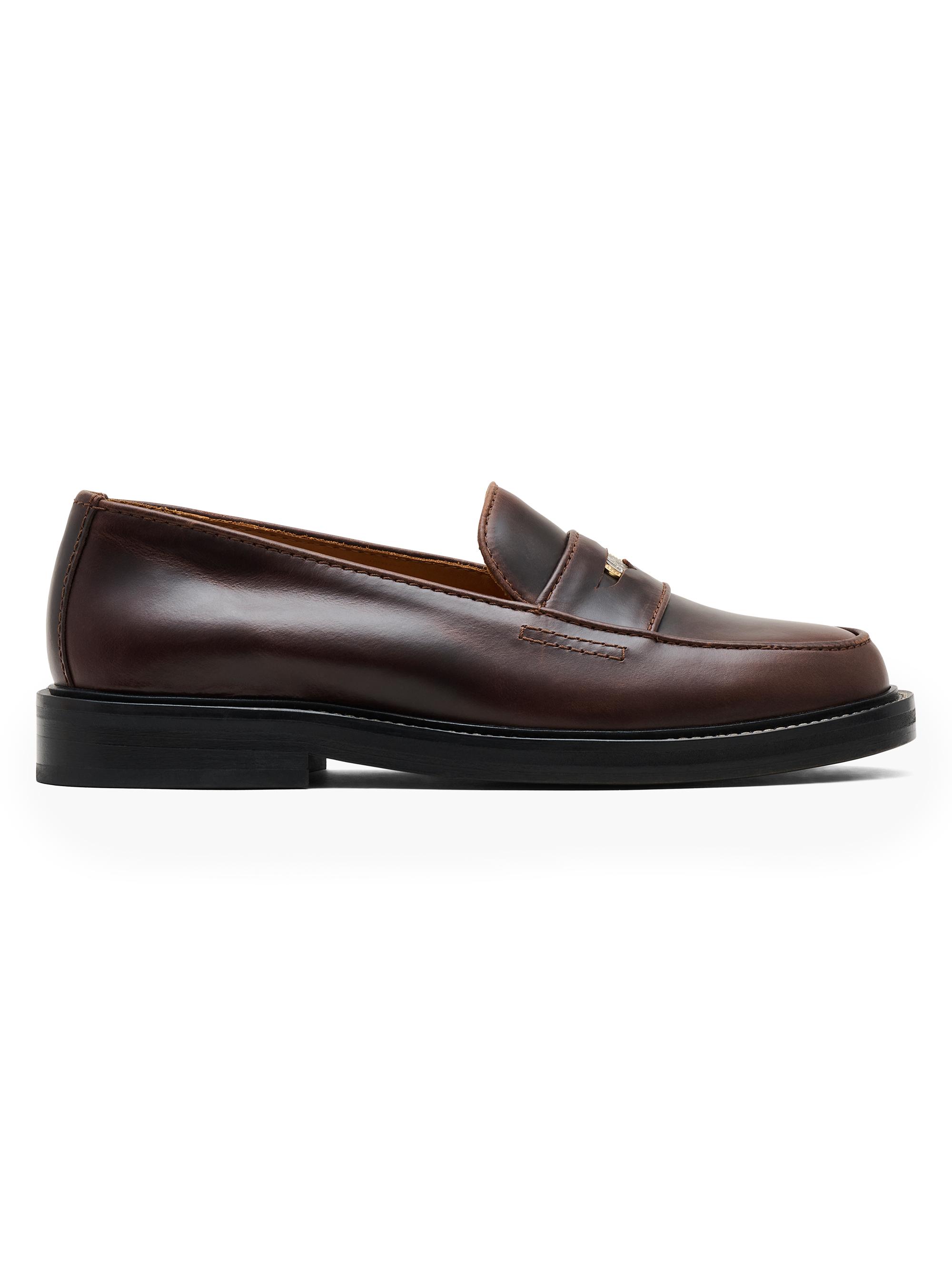 Khaite Alessio Leather Loafers | Saks Fifth Avenue