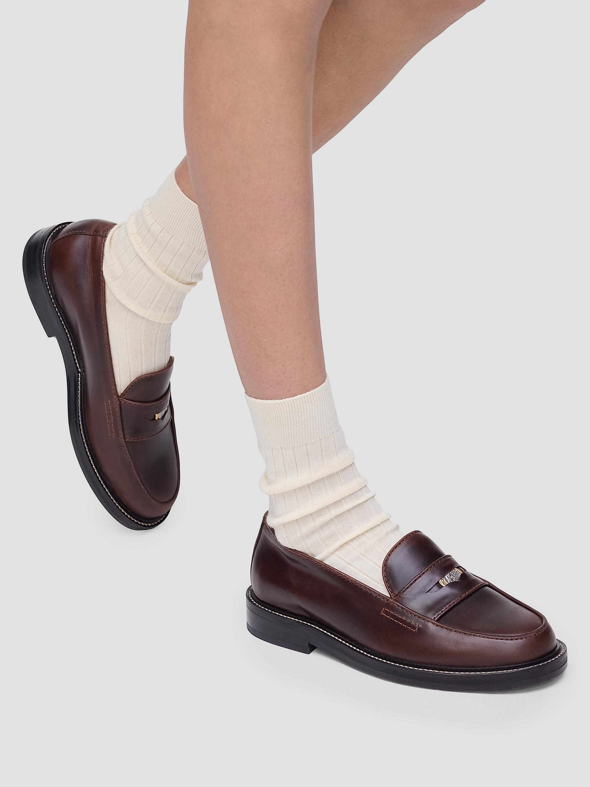 靴 A.P.C. Loafer 39 Jkpt Marc Jacobs x A.P.C. Marc Jacobs x A.P.C Leather Penny Loafers