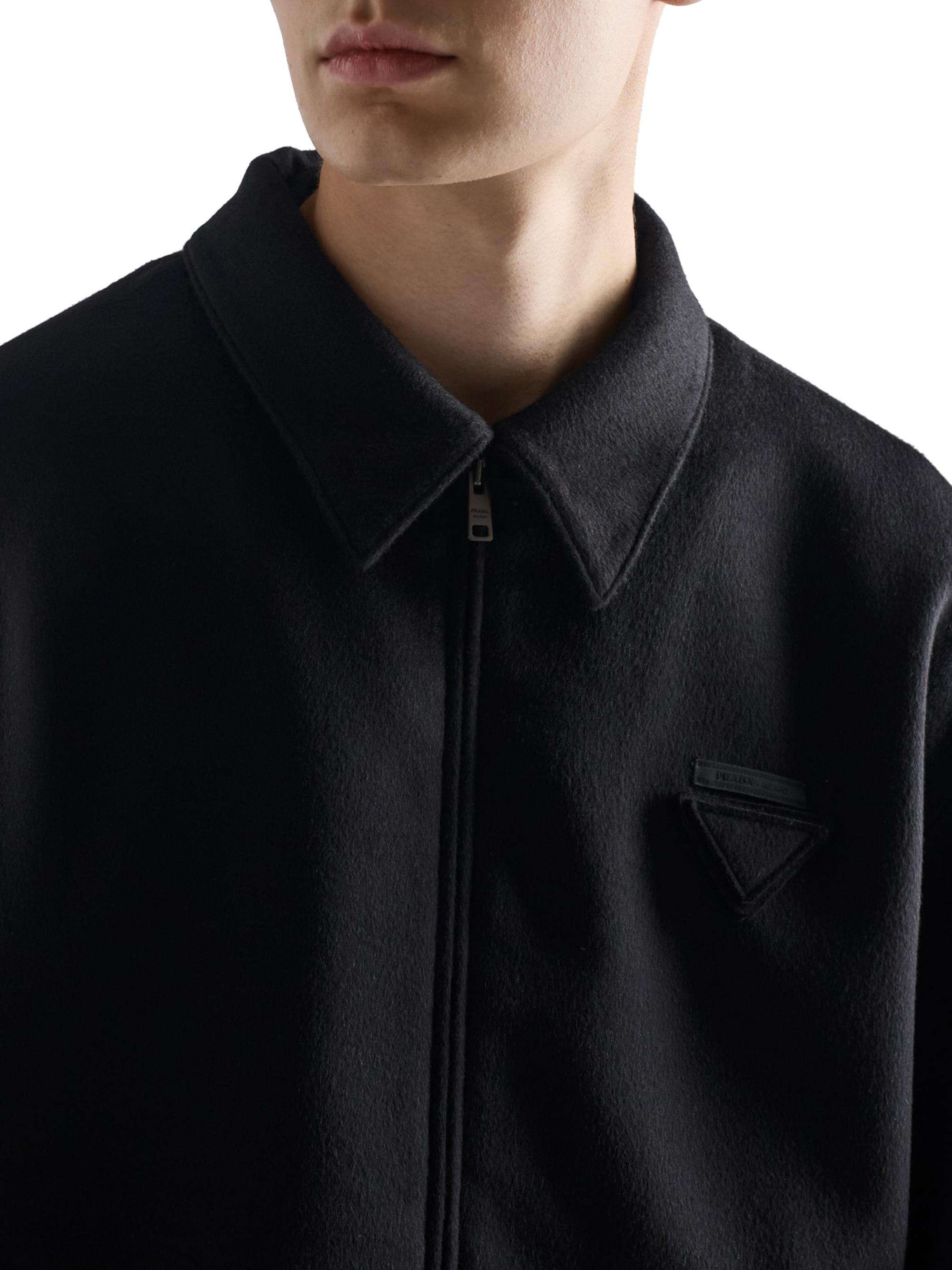 Prada Wool and Cashmere Blouson Jacket | Saks Fifth Avenue