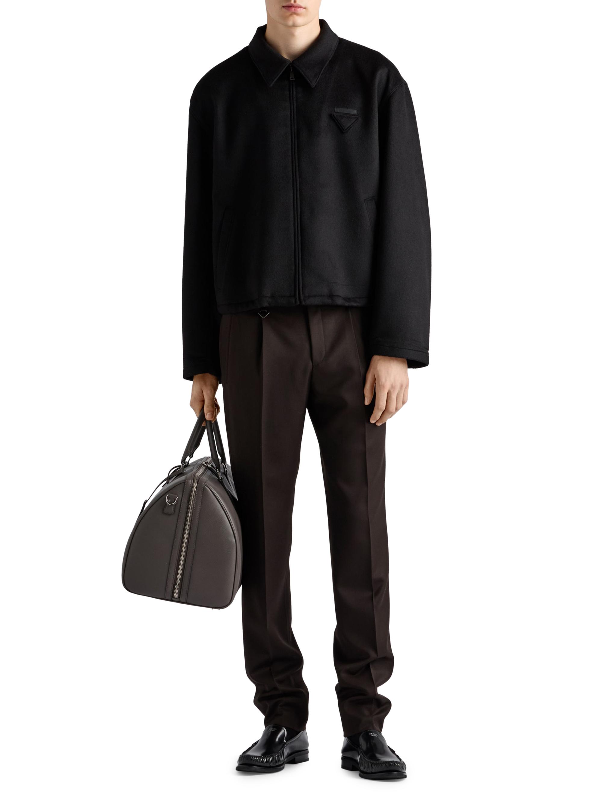 Prada Wool and Cashmere Blouson Jacket | Saks Fifth Avenue