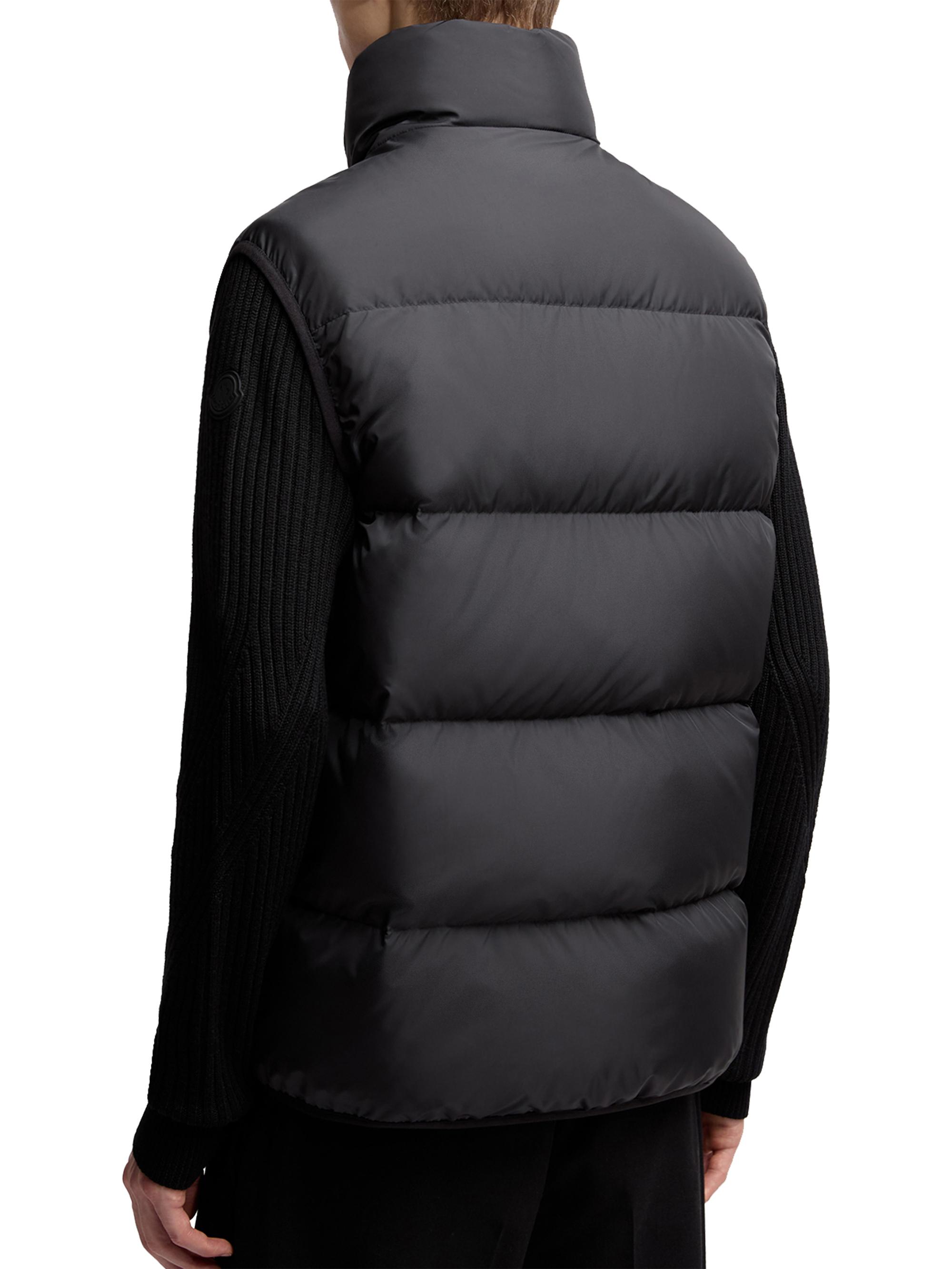 ジャケット・アウター saku &hima@papaMONCLER GHARNY GILET Moncler - Ghany Powder Blue Quilted Down Vest | Mitchell Stores